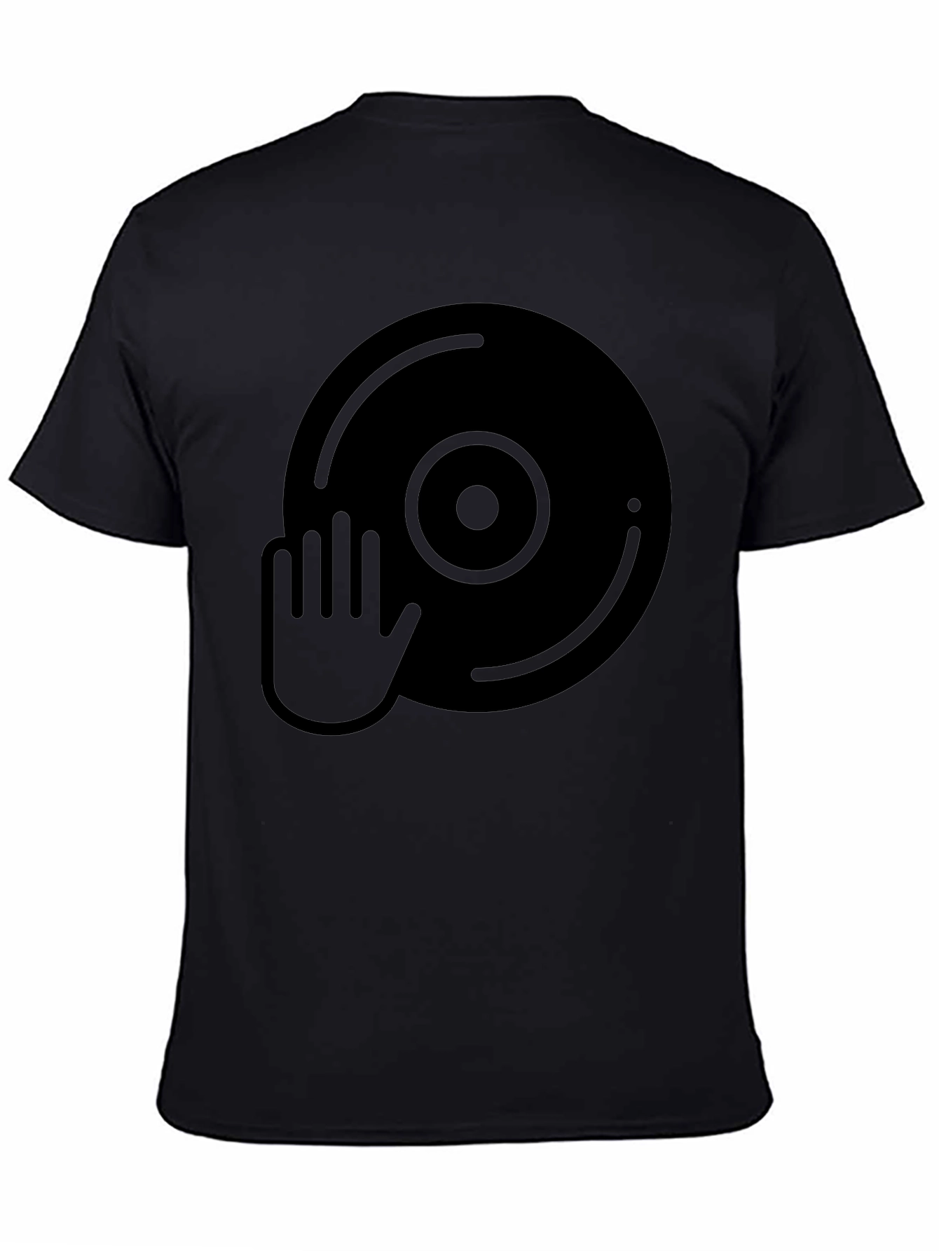 DJ Vinyl Hand Graphic T-Shirt