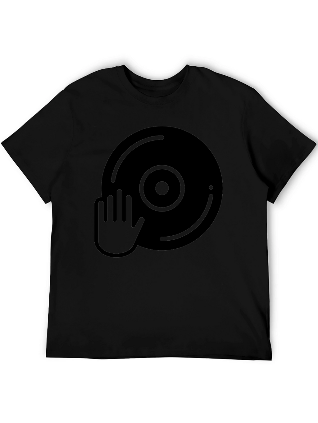 DJ Vinyl Hand Graphic T-Shirt
