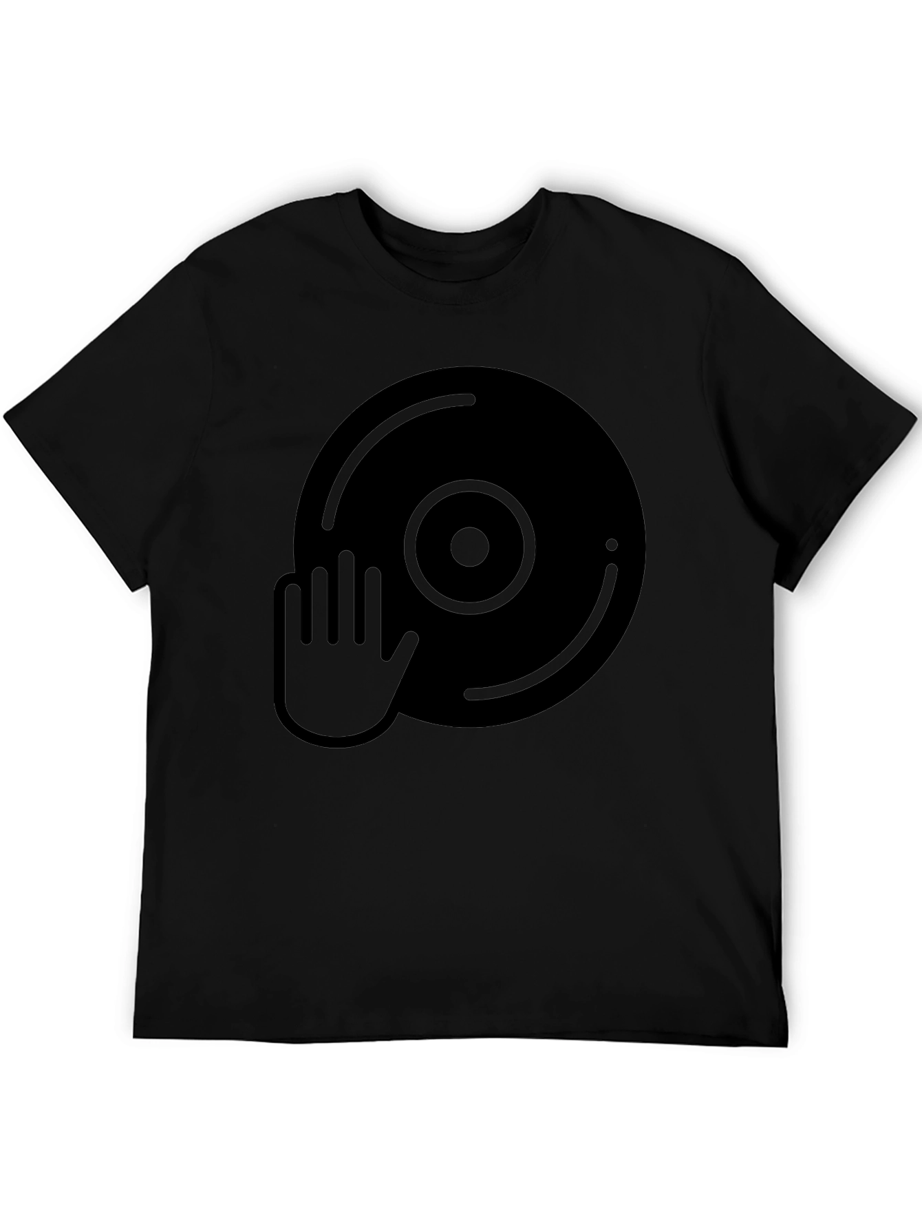 DJ Vinyl Hand Graphic T-Shirt
