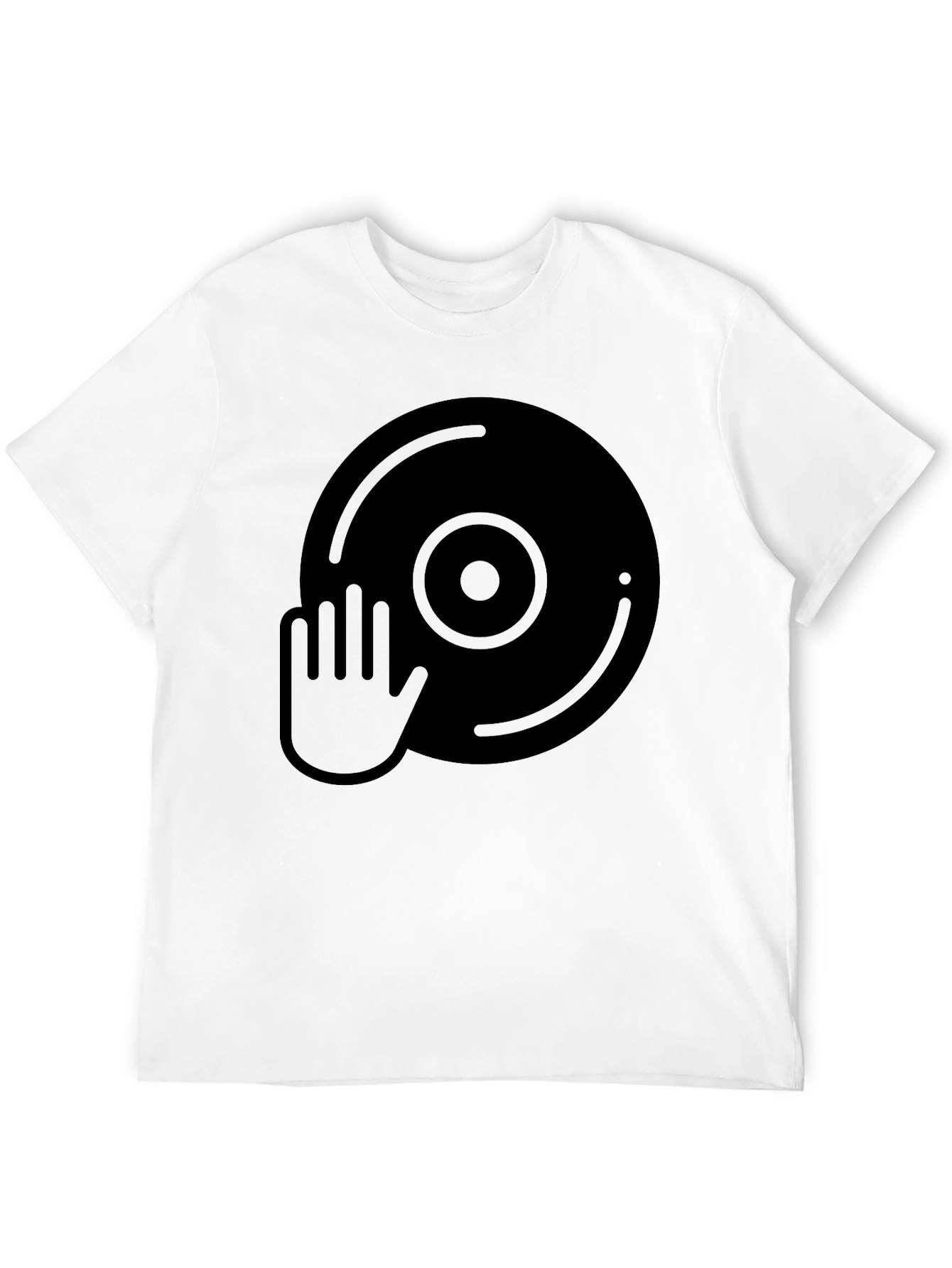 DJ Vinyl Hand Graphic T-Shirt