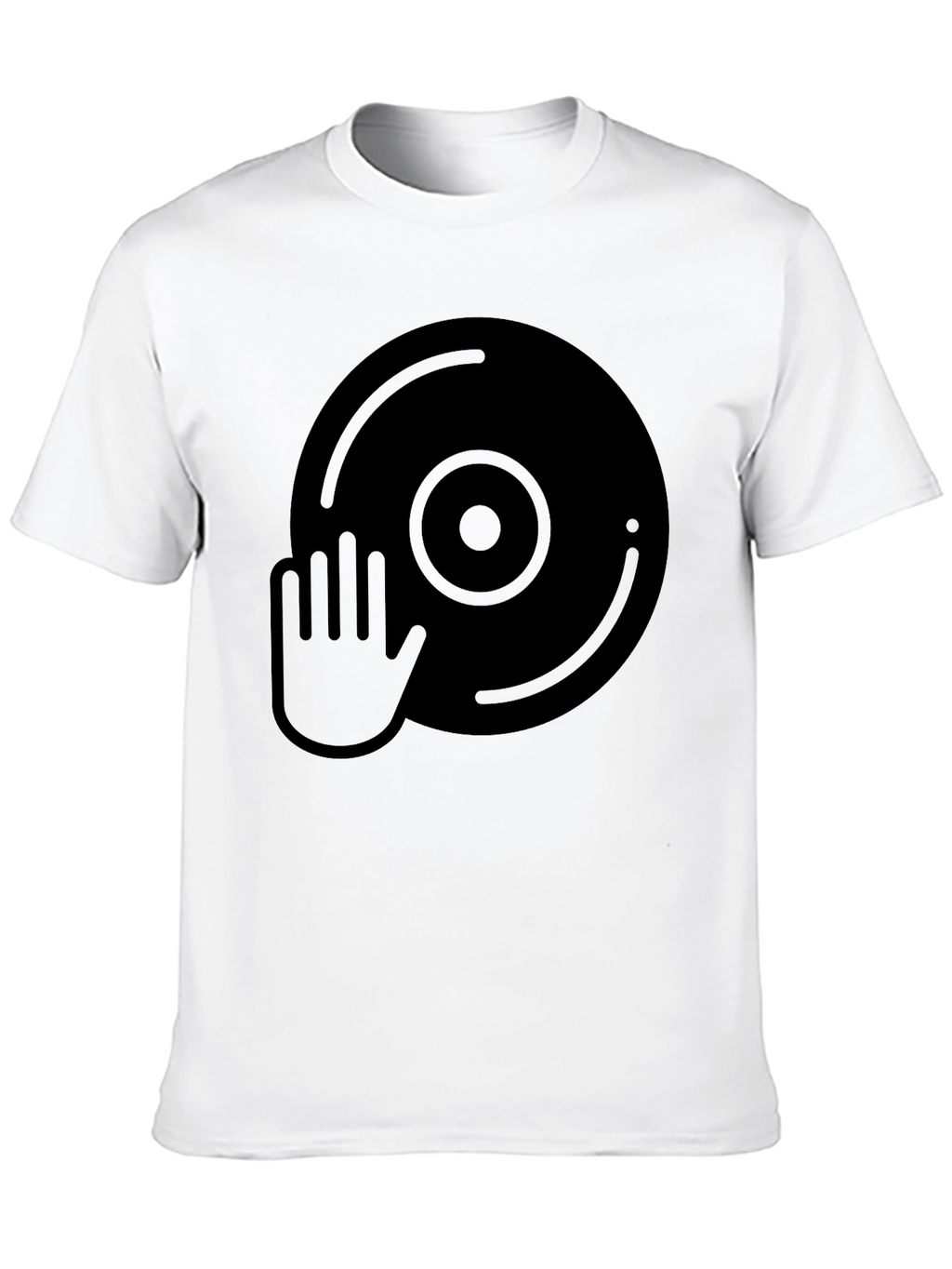 DJ Vinyl Hand Graphic T-Shirt