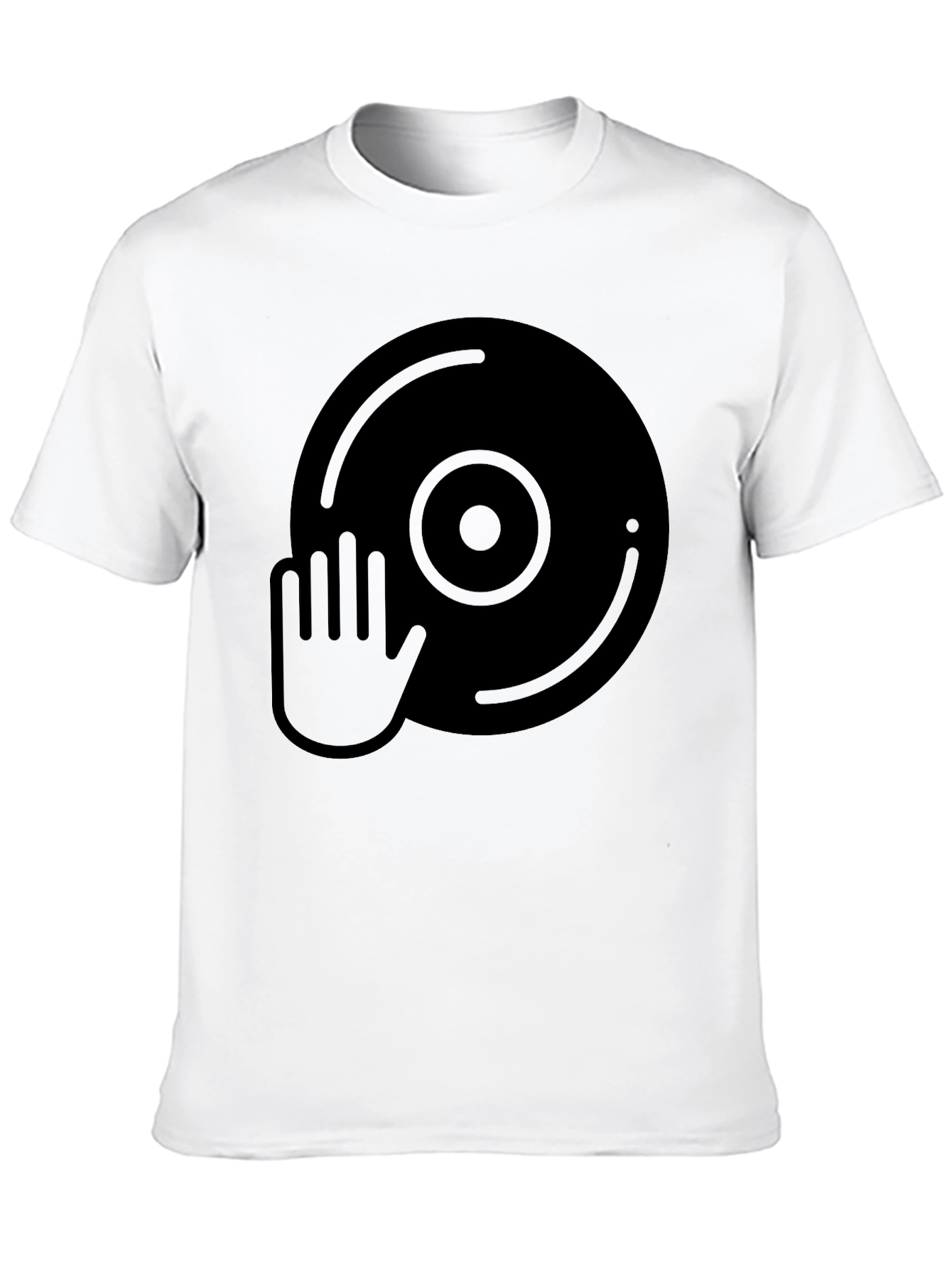 DJ Vinyl Hand Graphic T-Shirt