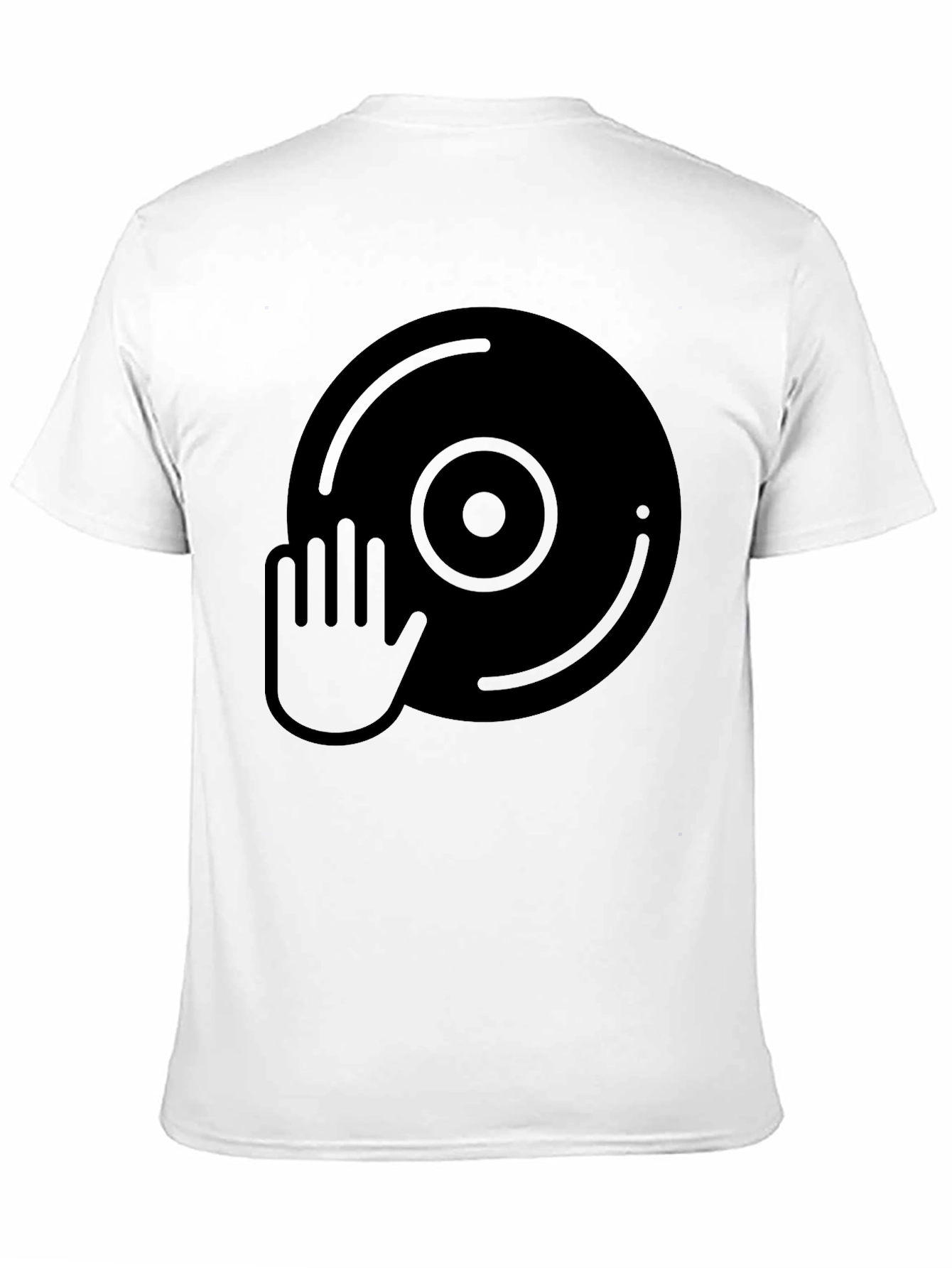 DJ Vinyl Hand Graphic T-Shirt