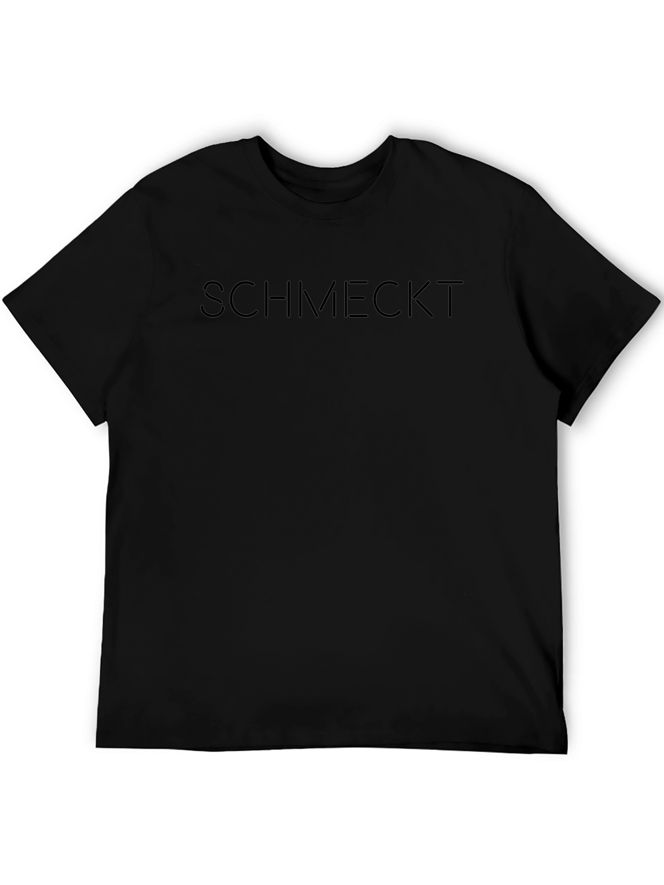 Schmeckt T-Shirt - Black Crew Neck Tee