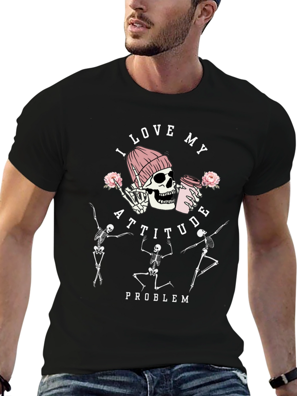 I Love My Attitude Problem Graphic Tee