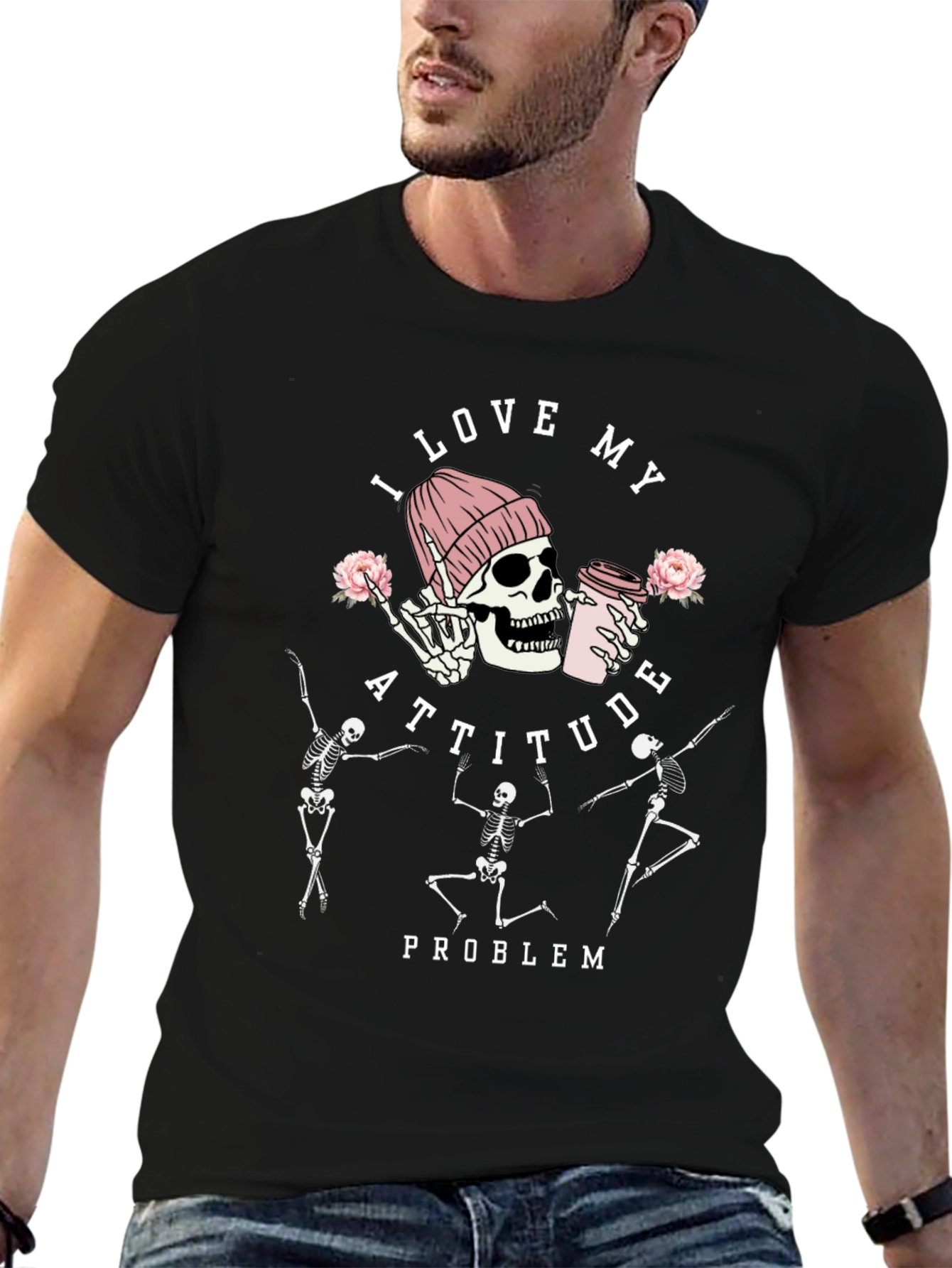 I Love My Attitude Problem Graphic Tee