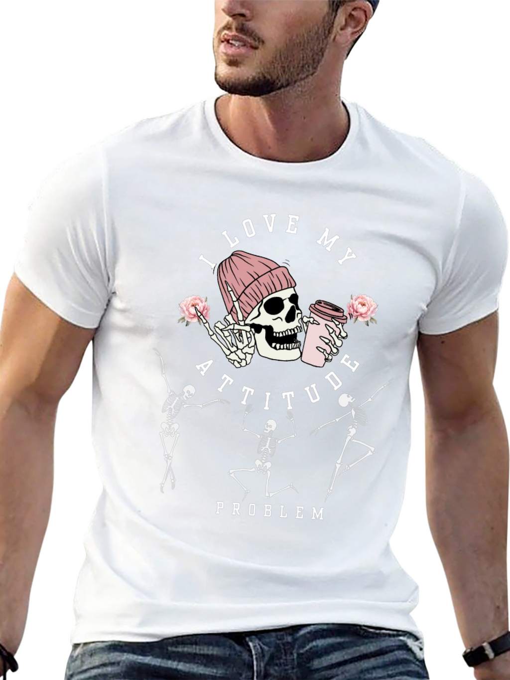 I Love My Attitude Problem Graphic Tee