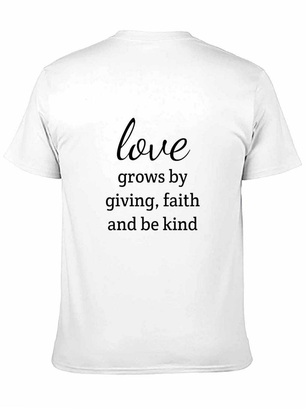 Love Grows Black Graphic Tee