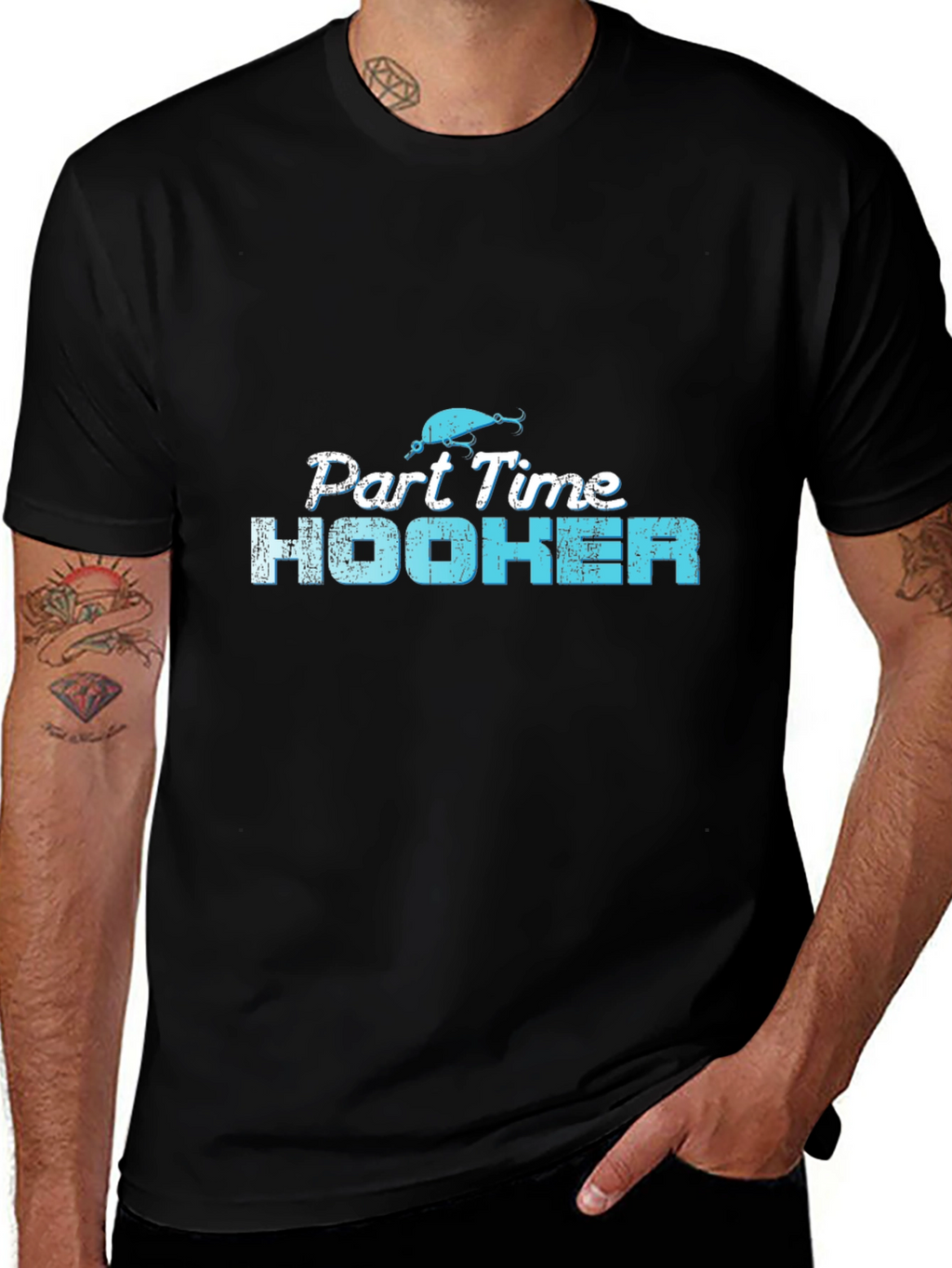 Part Time Hooker Fishing T-Shirt