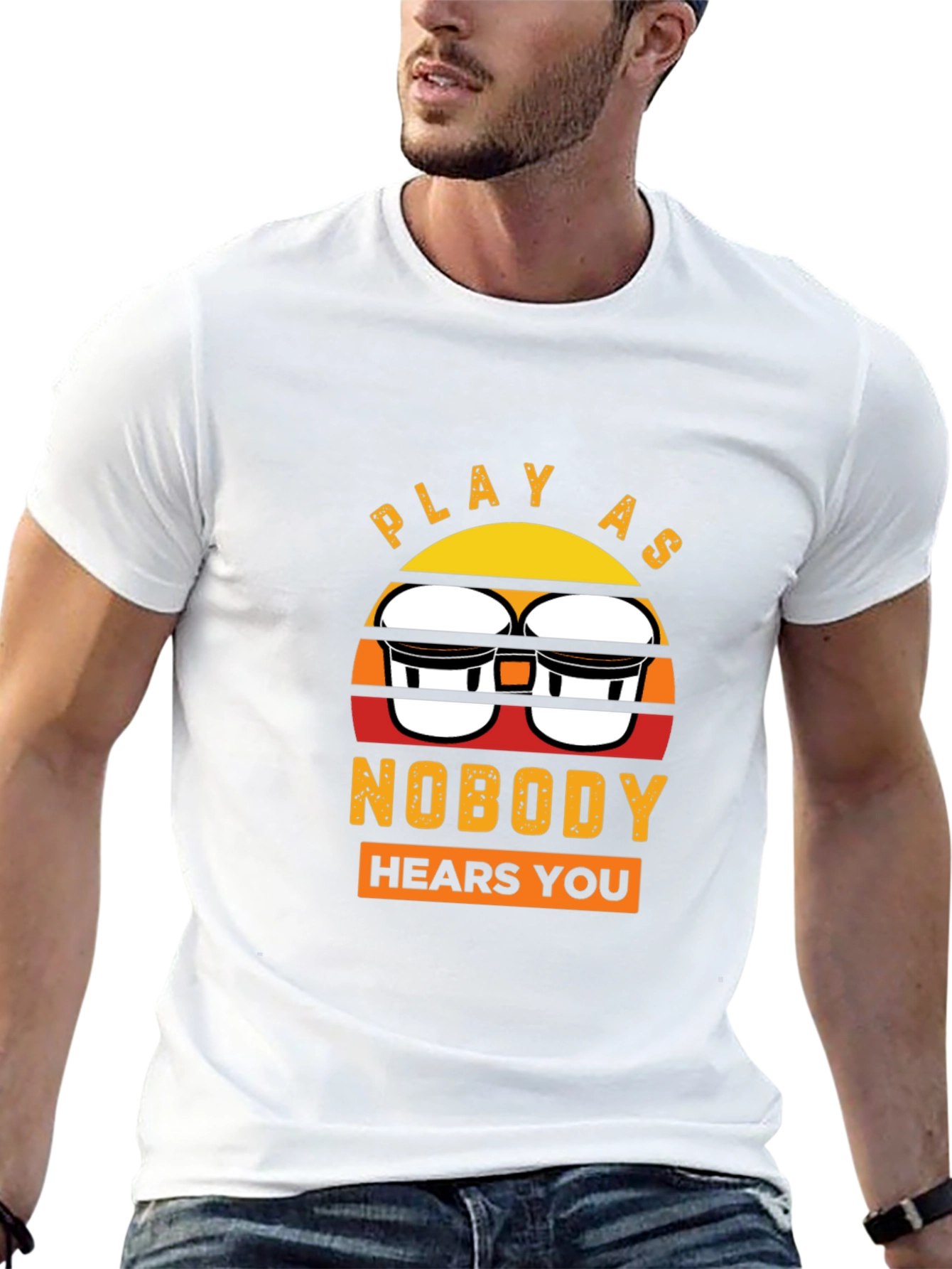 Play Bongos T-Shirt - Vintage Sunset Graphic Tee