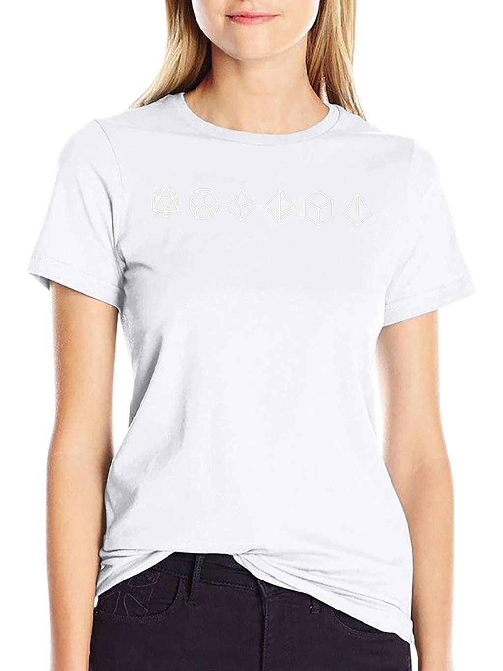 D&D Dice Polyhedral T-Shirt - Tabletop Gaming Tee