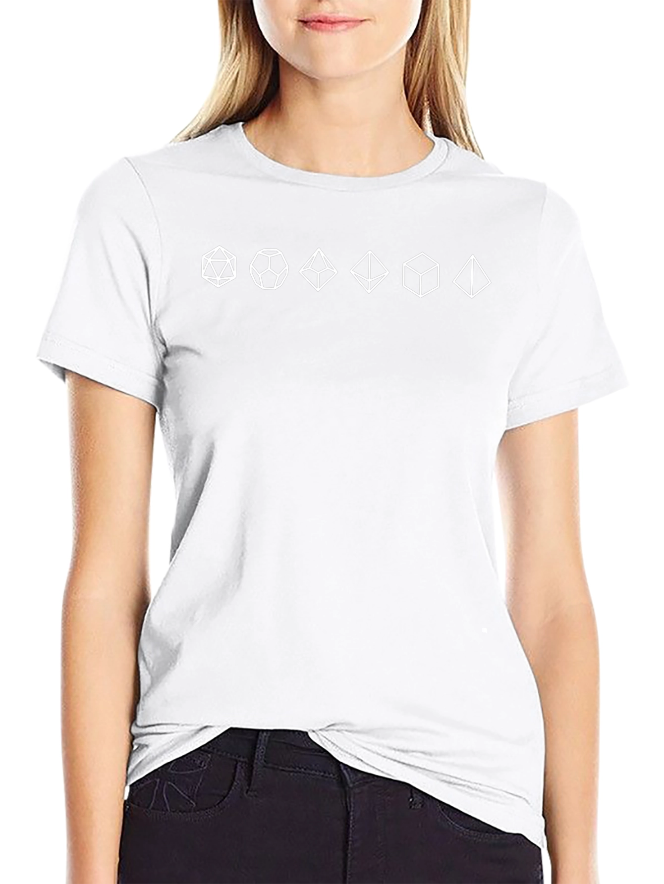 D&D Dice Polyhedral T-Shirt - Tabletop Gaming Tee