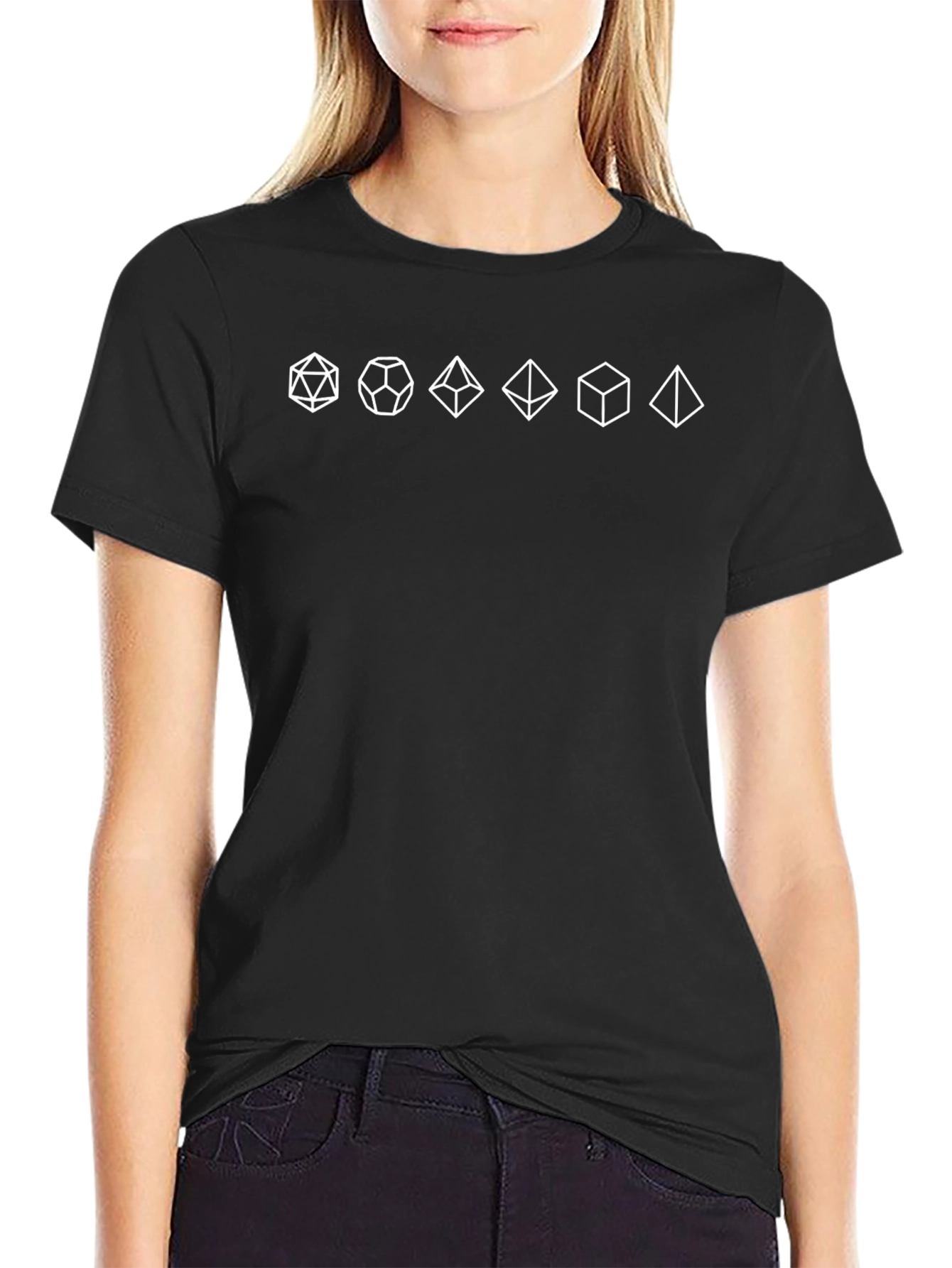 D&D Dice Polyhedral T-Shirt - Tabletop Gaming Tee