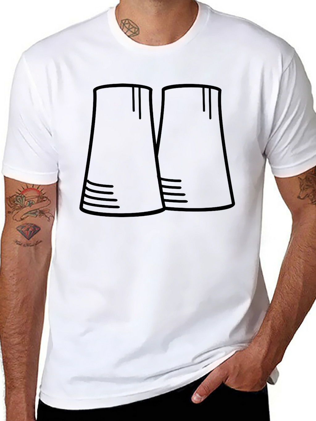 Cooling Tower T-Shirt - Black