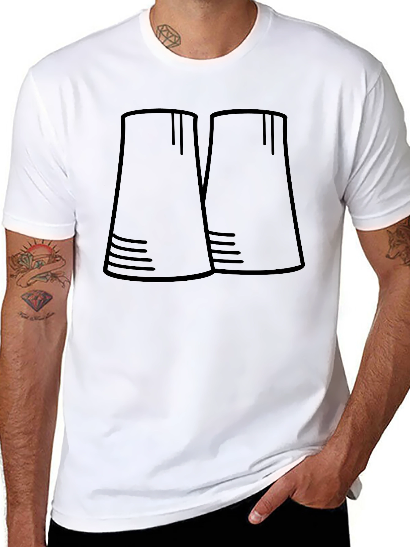 Cooling Tower T-Shirt - Black