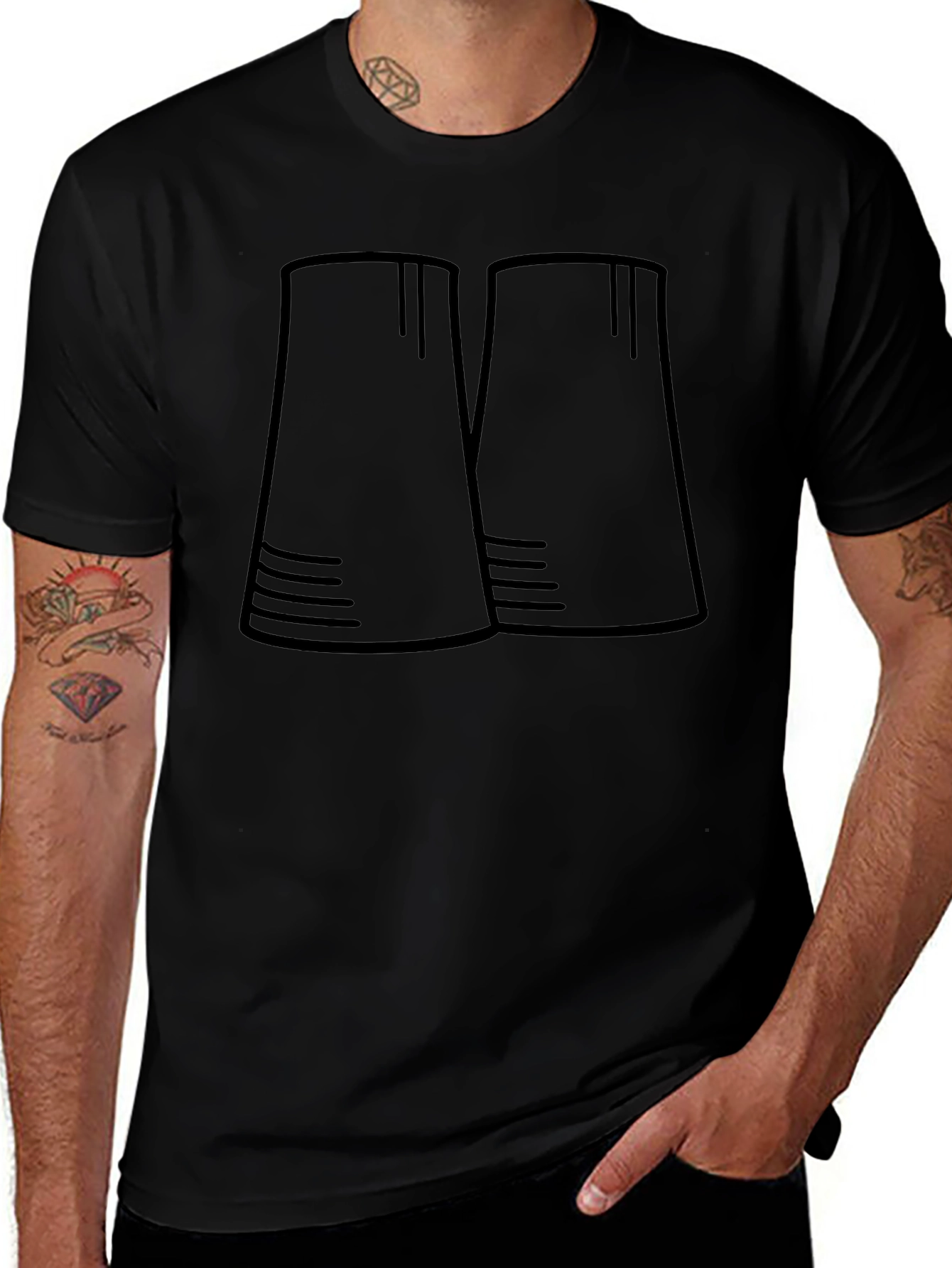 Cooling Tower T-Shirt - Black