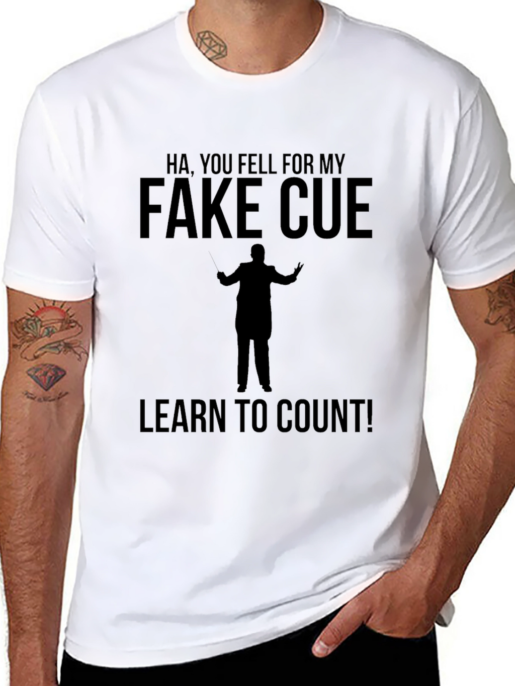 Fake Cue T-Shirt - Learn to Count!