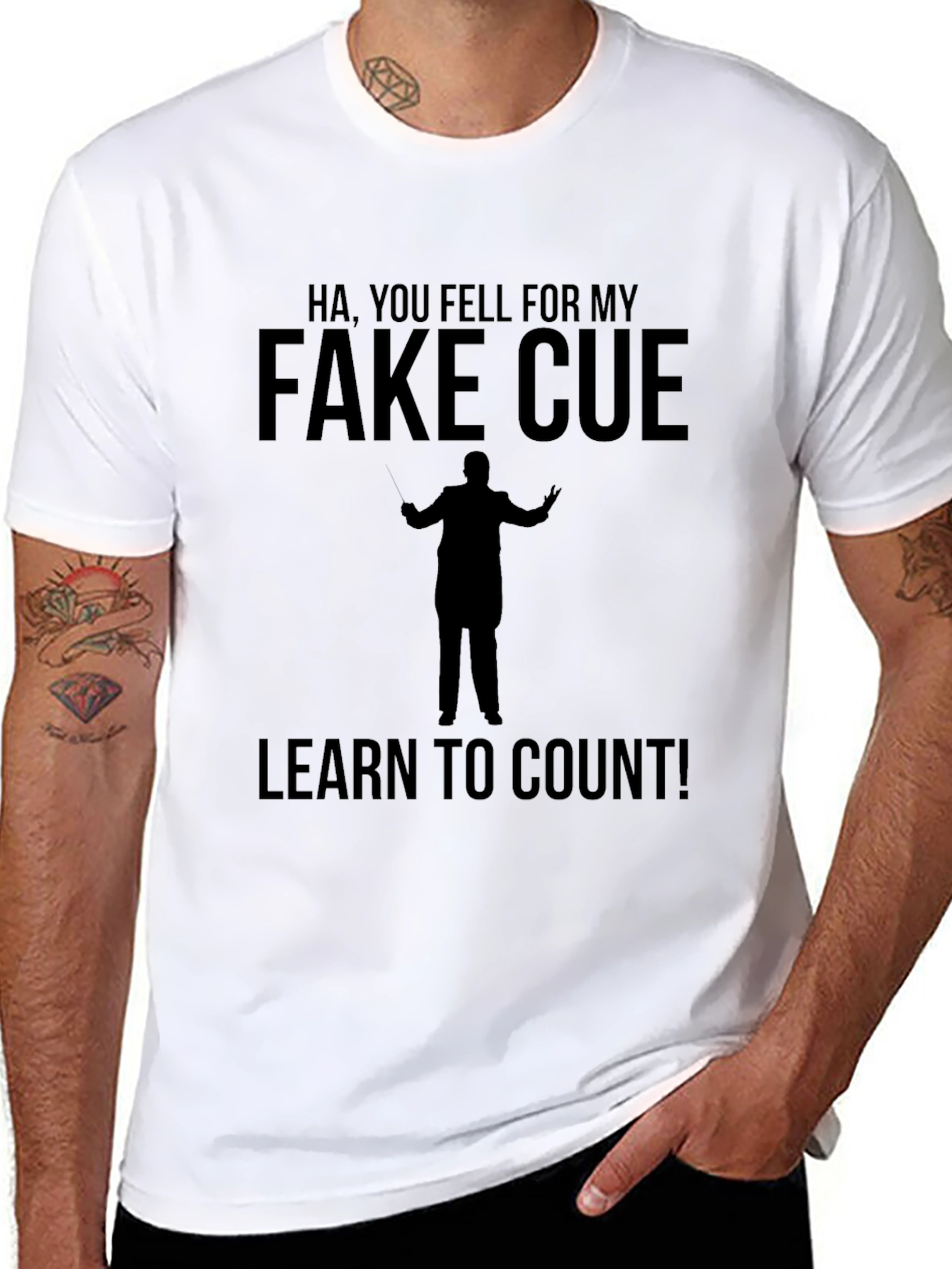 Fake Cue T-Shirt - Learn to Count!