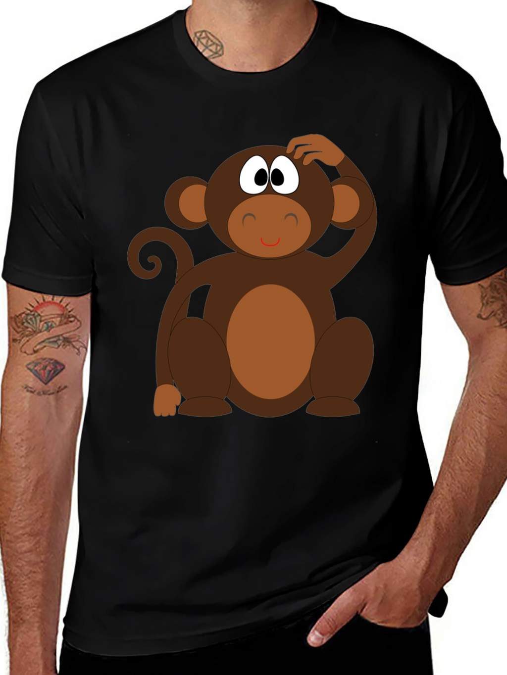 Monkey Graphic Tee - Fun & Unique!