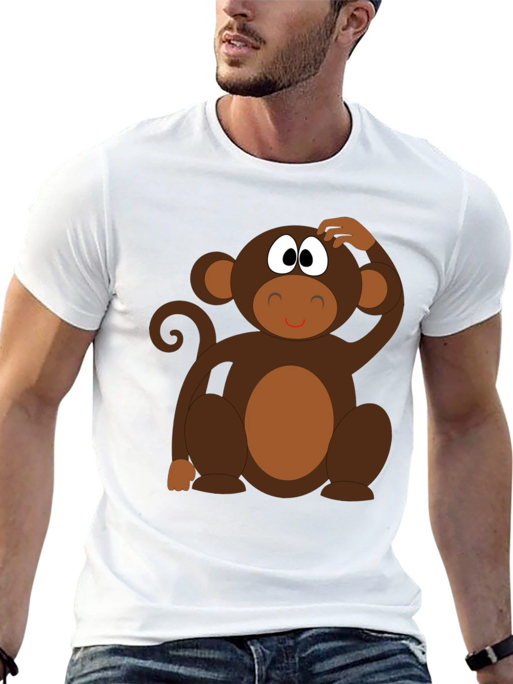 Monkey Graphic Tee - Fun & Unique!