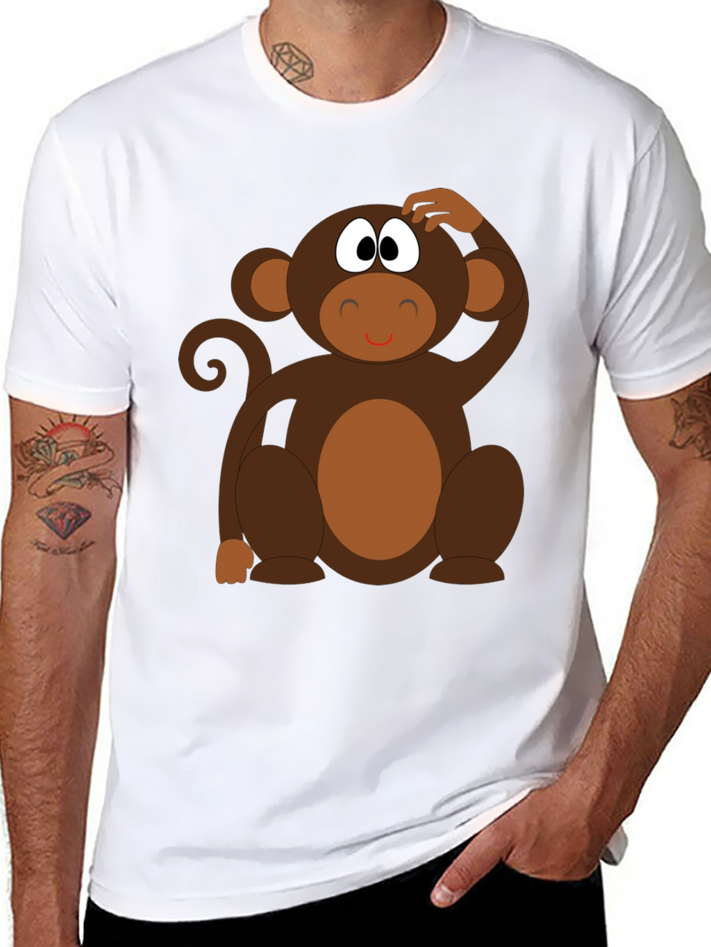 Monkey Graphic Tee - Fun & Unique!