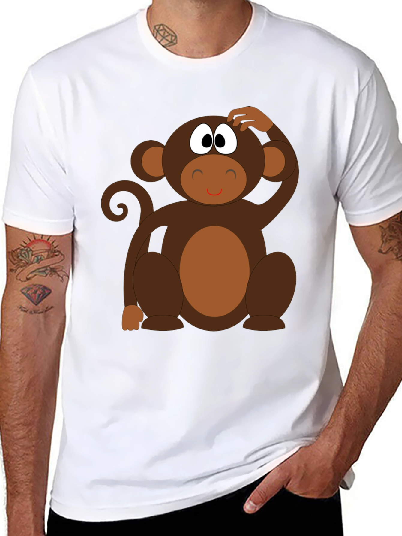 Monkey Graphic Tee - Fun & Unique!