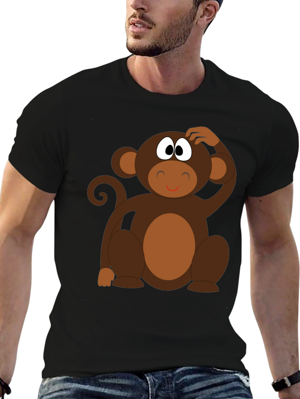Monkey Graphic Tee - Fun & Unique!