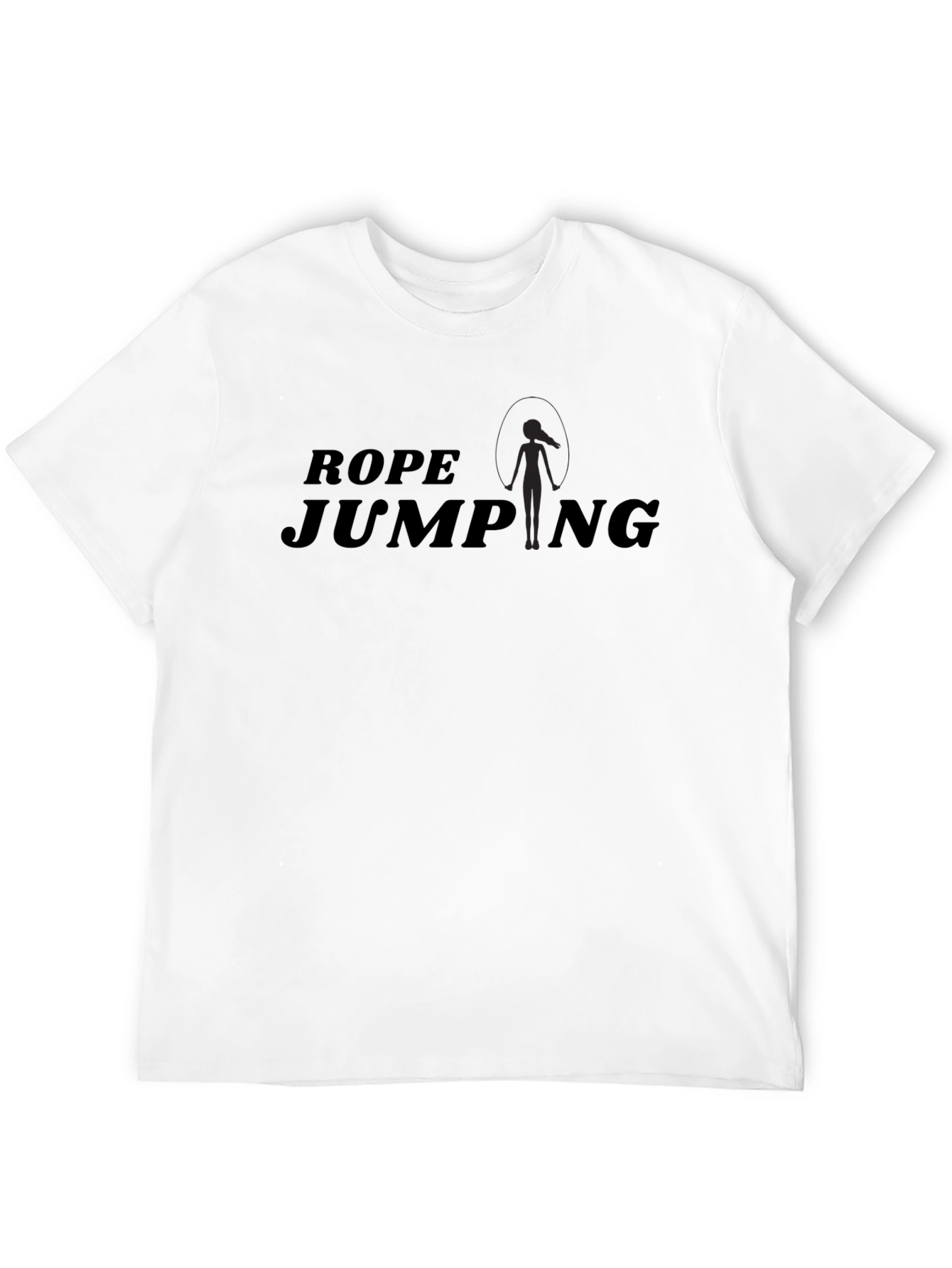 Rope Jumping Graphic Tee - Athletic Inspired Casual Wear