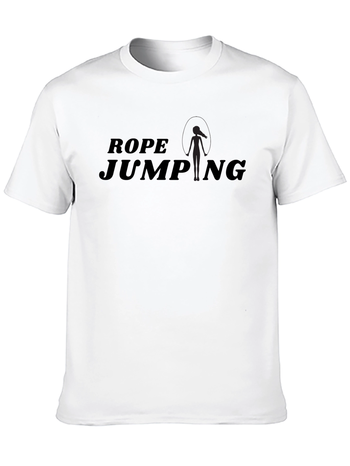 Rope Jumping Graphic Tee - Athletic Inspired Casual Wear