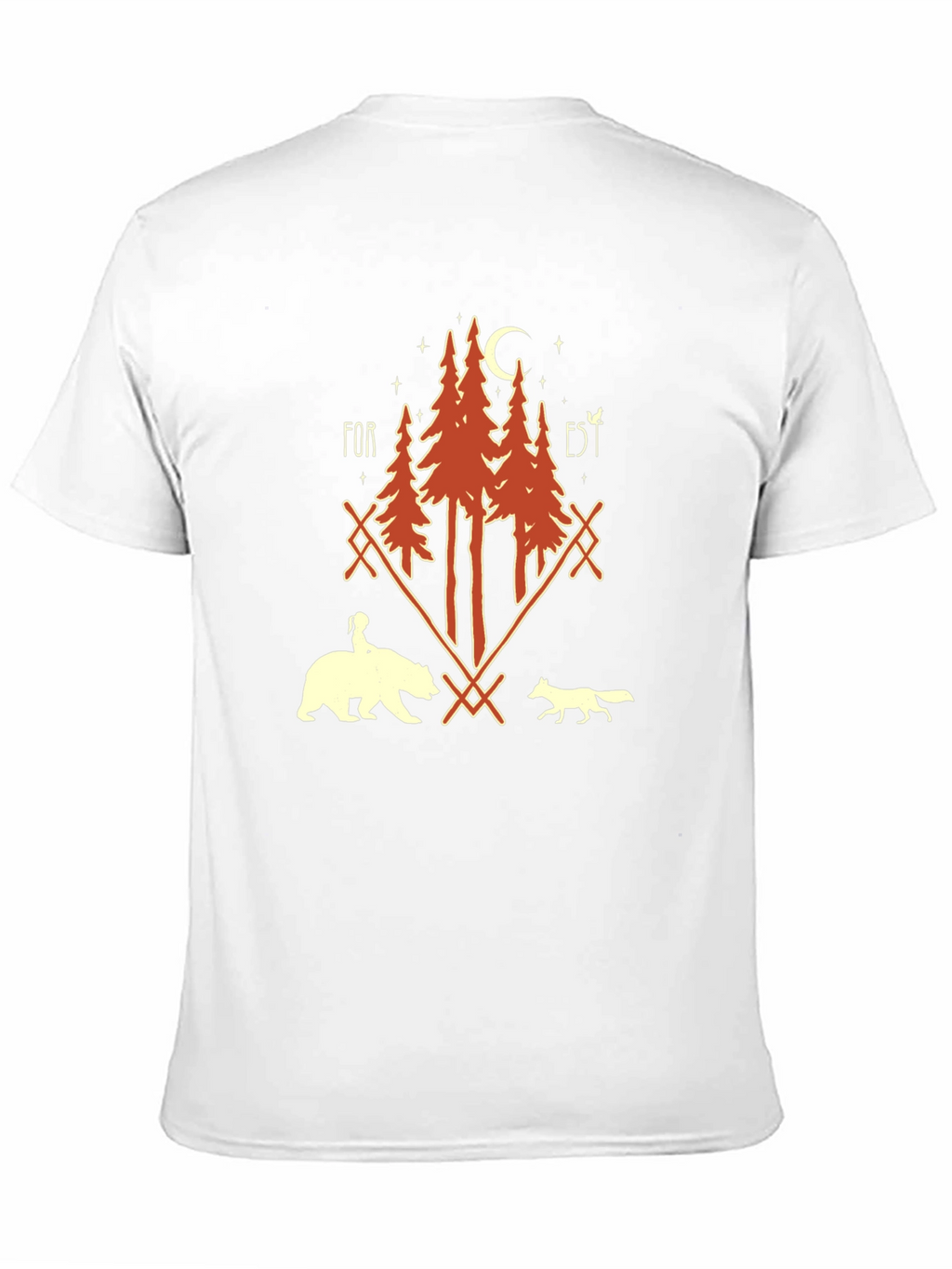 Forest Graphic Print T-Shirt - Unisex Nature Tee