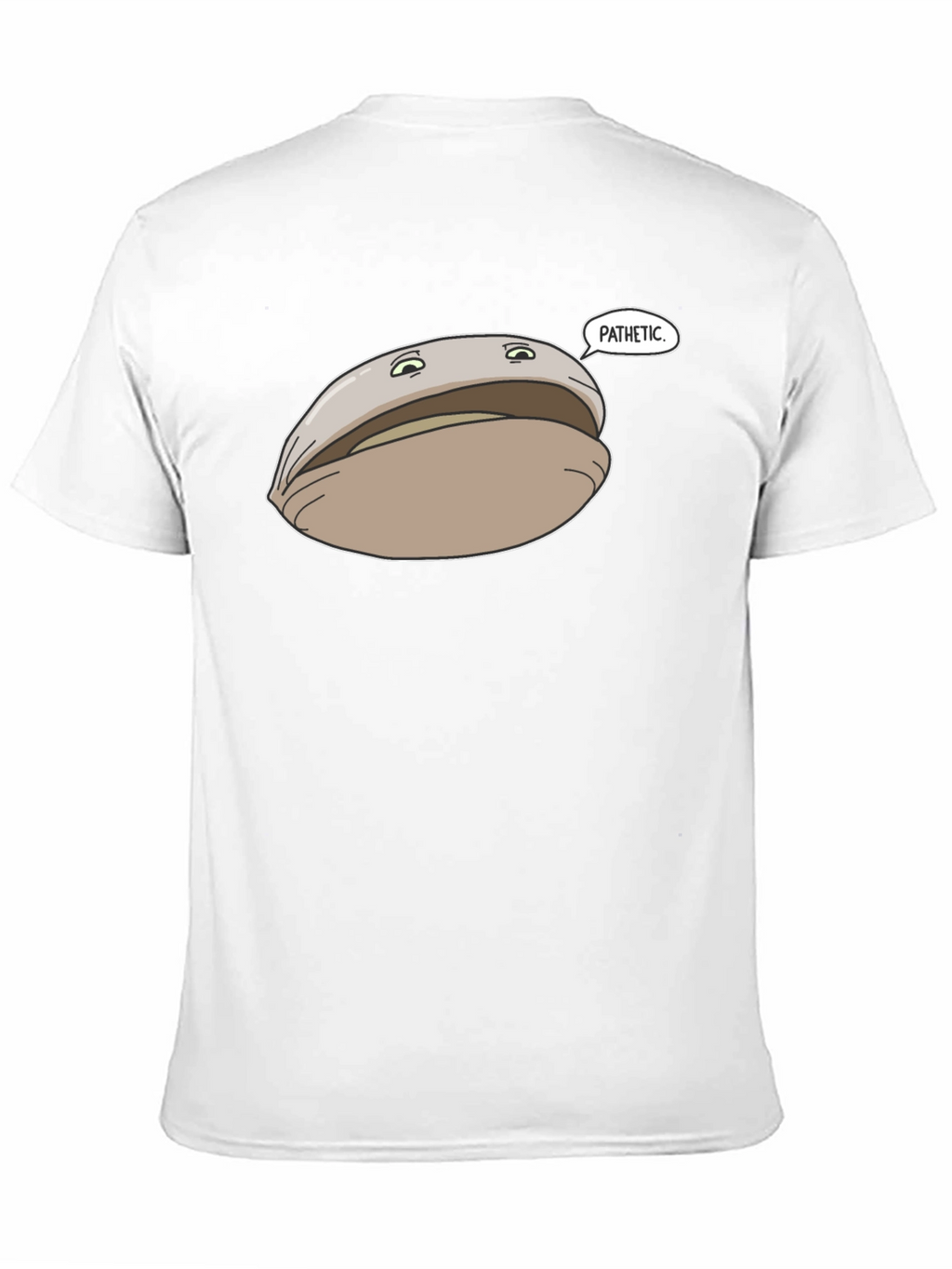 Pathetic Clam Graphic Tee - Black Unisex T-Shirt