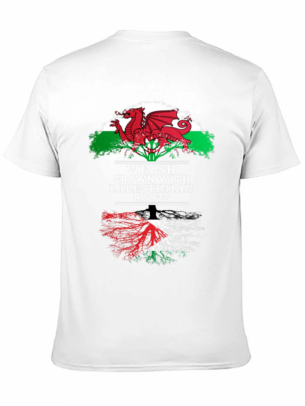 Welsh Palestinian Roots Graphic Tee