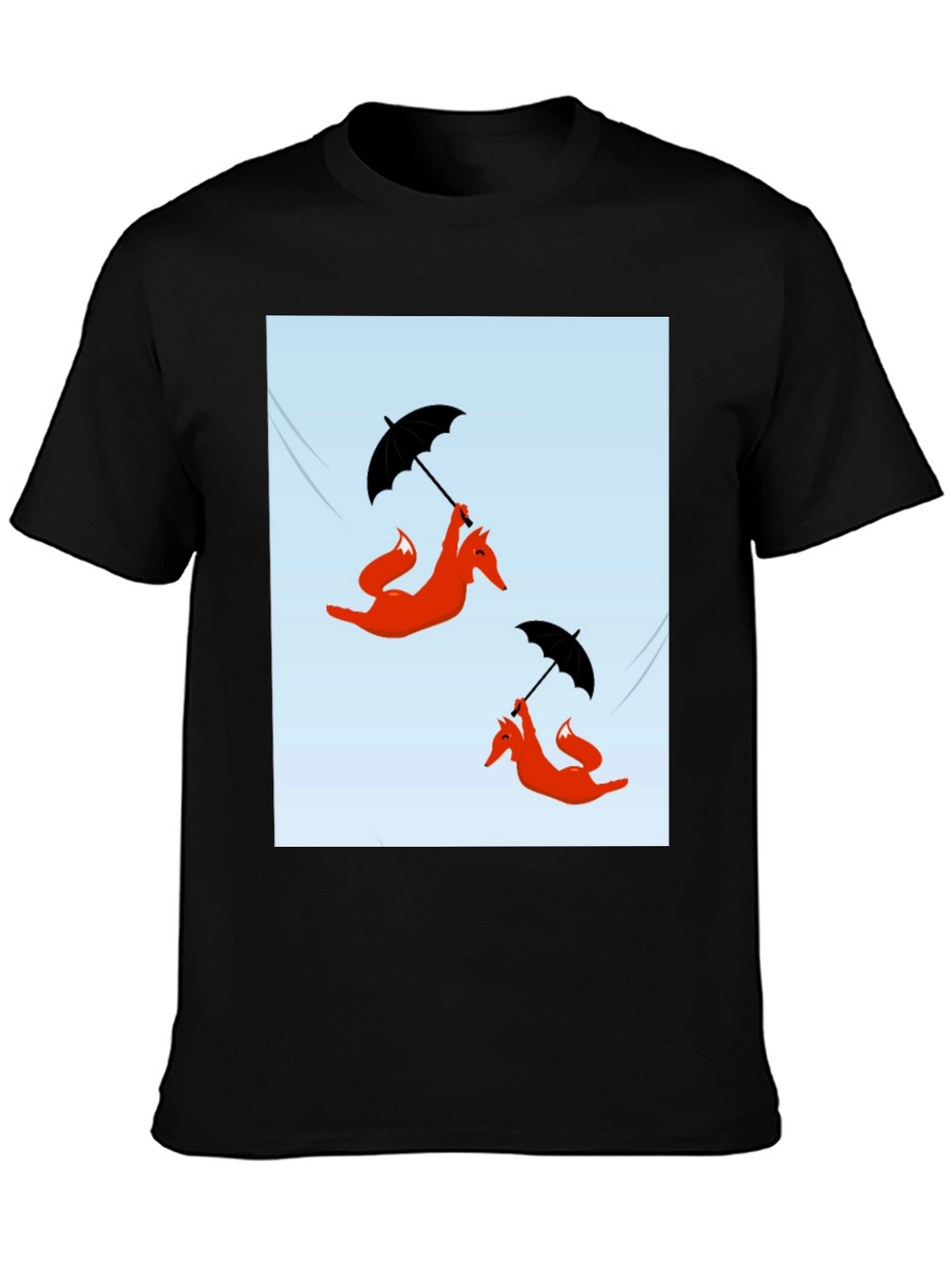 Funky Fox Umbrella Ride T-Shirt