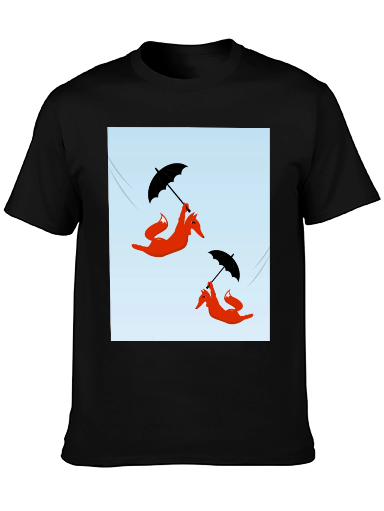Funky Fox Umbrella Ride T-Shirt