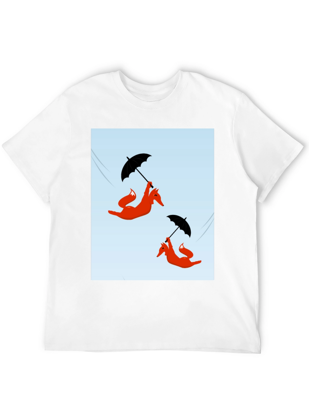 Funky Fox Umbrella Ride T-Shirt