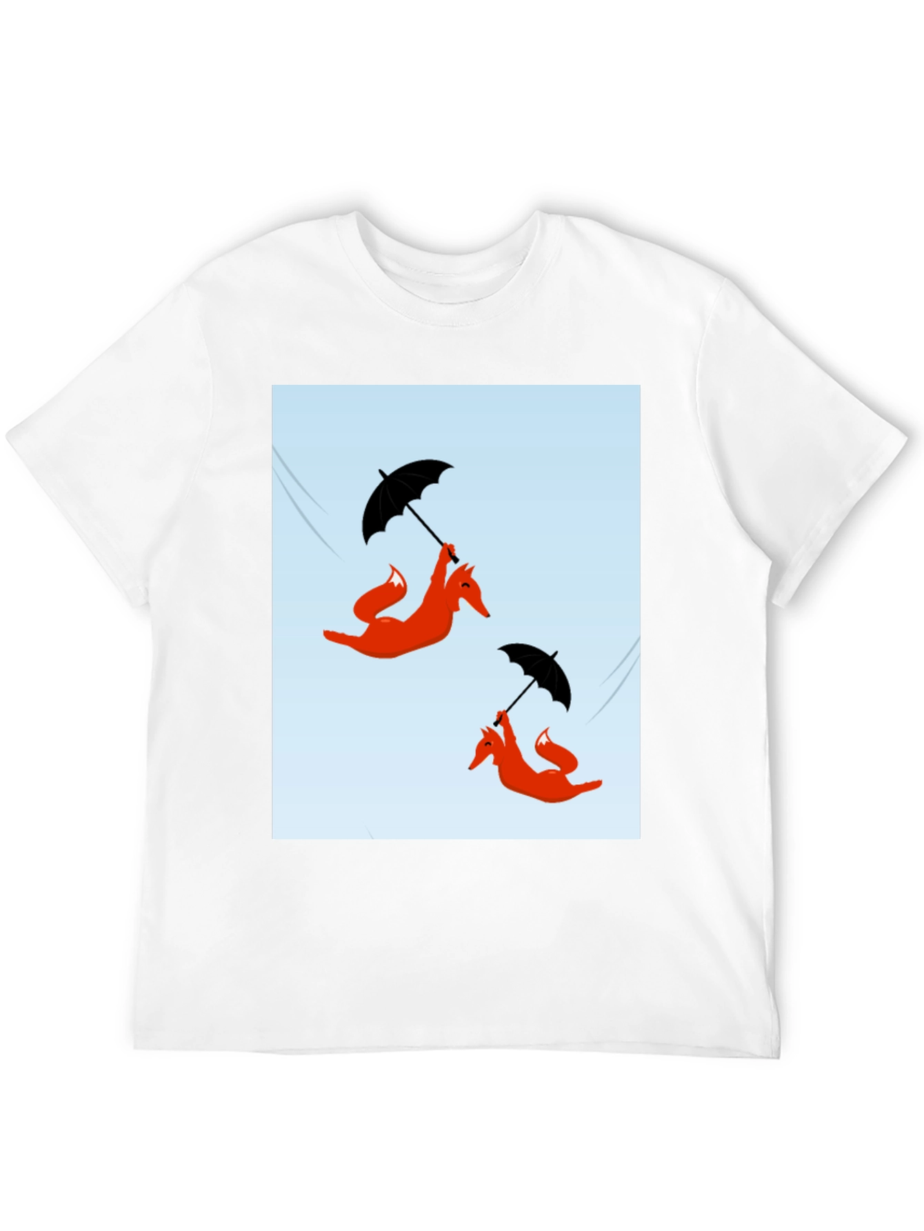 Funky Fox Umbrella Ride T-Shirt