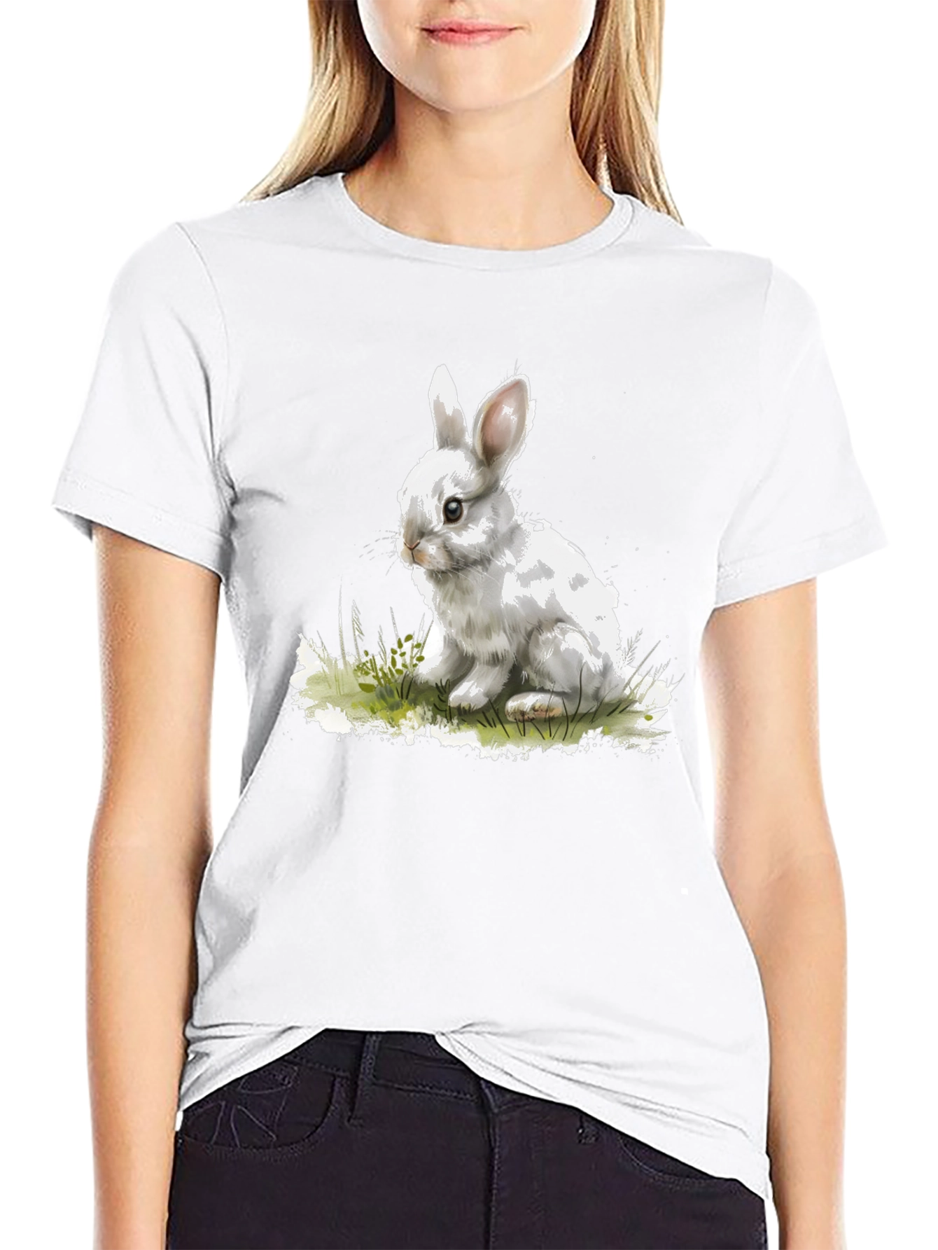 Cute Bunny Rabbit Graphic Tee