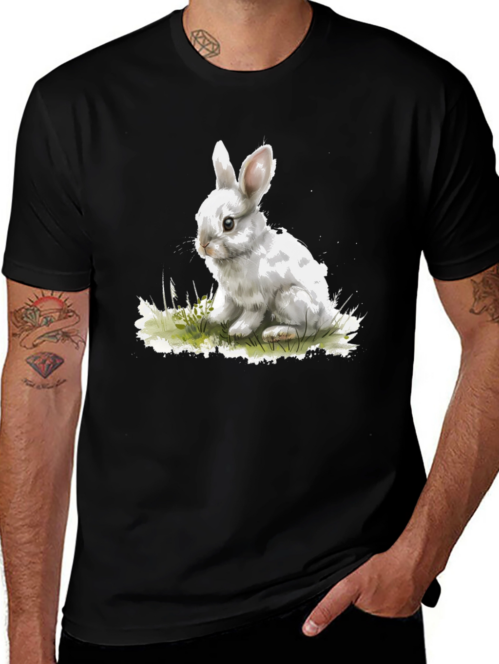 Cute Bunny Rabbit Graphic Tee