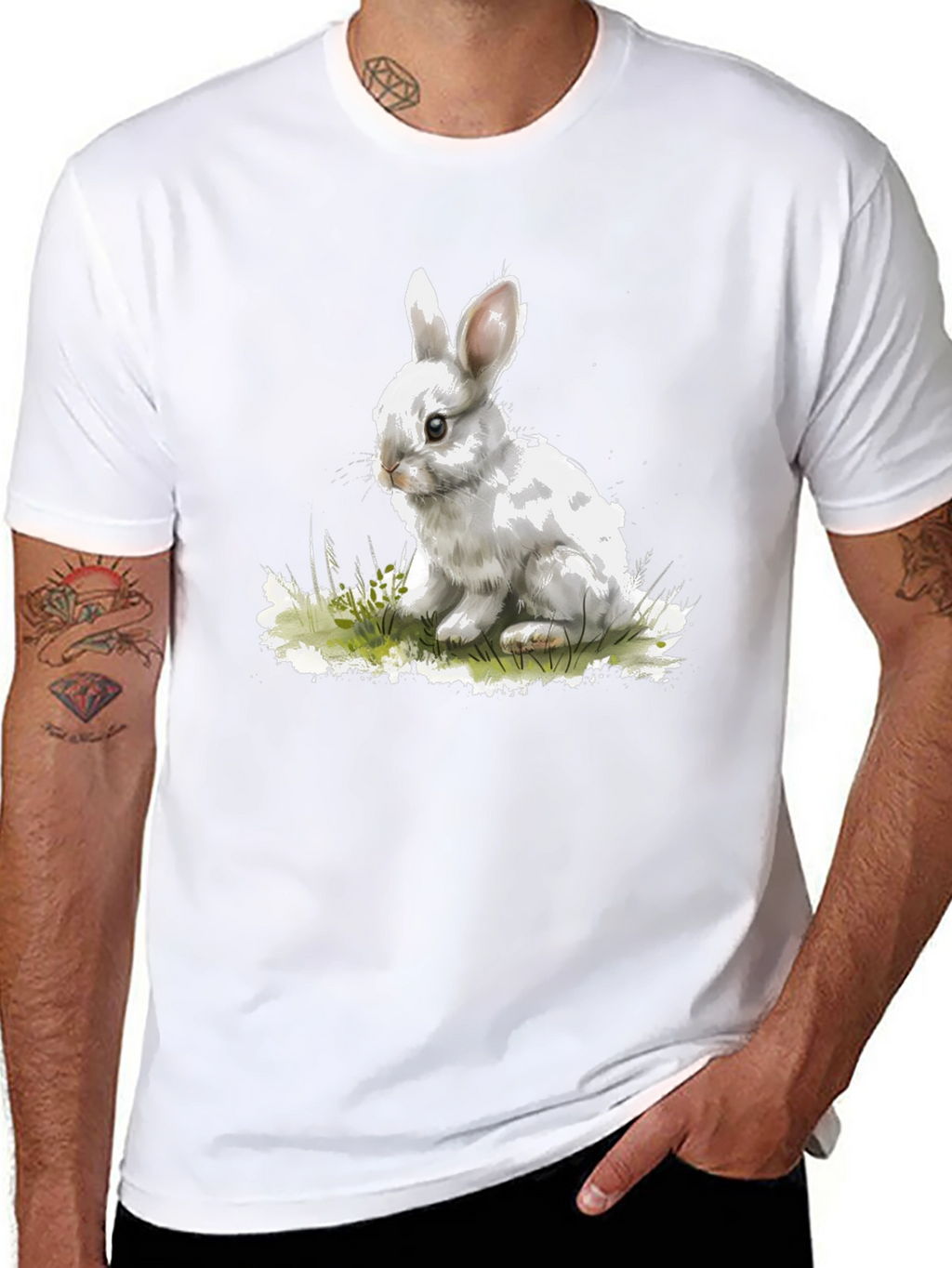 Cute Bunny Rabbit Graphic Tee