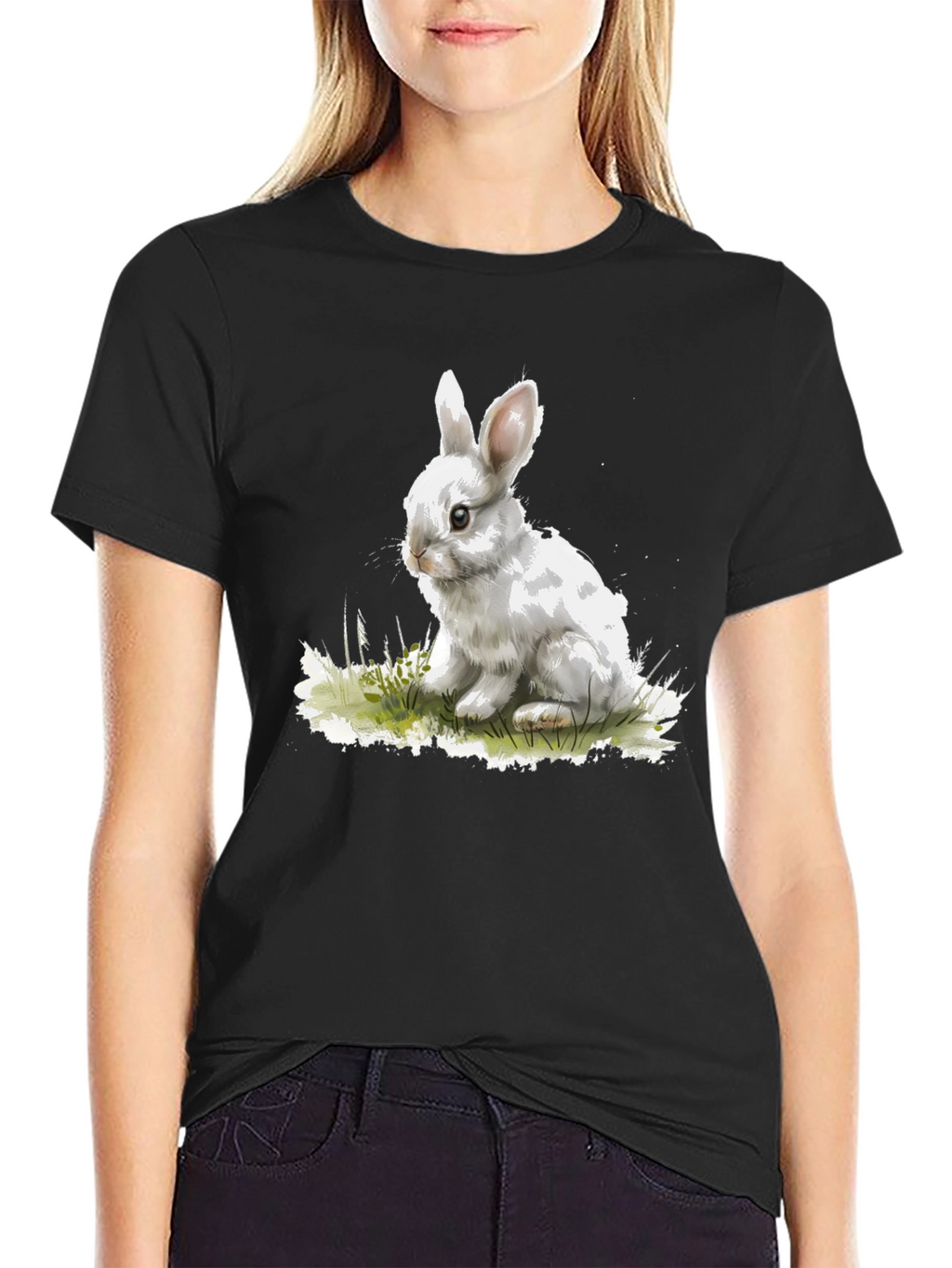 Cute Bunny Rabbit Graphic Tee