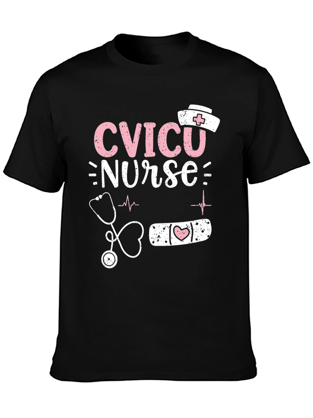CVICU Nurse Graphic T-Shirt