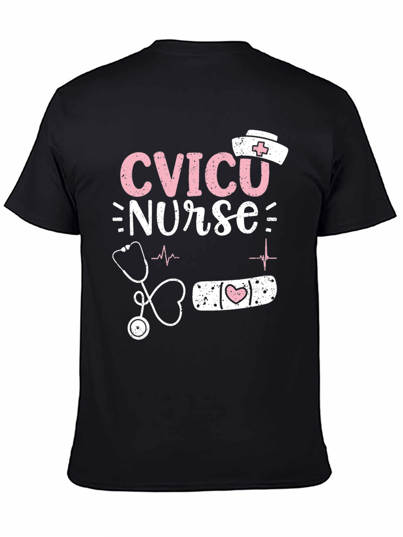 CVICU Nurse Graphic T-Shirt