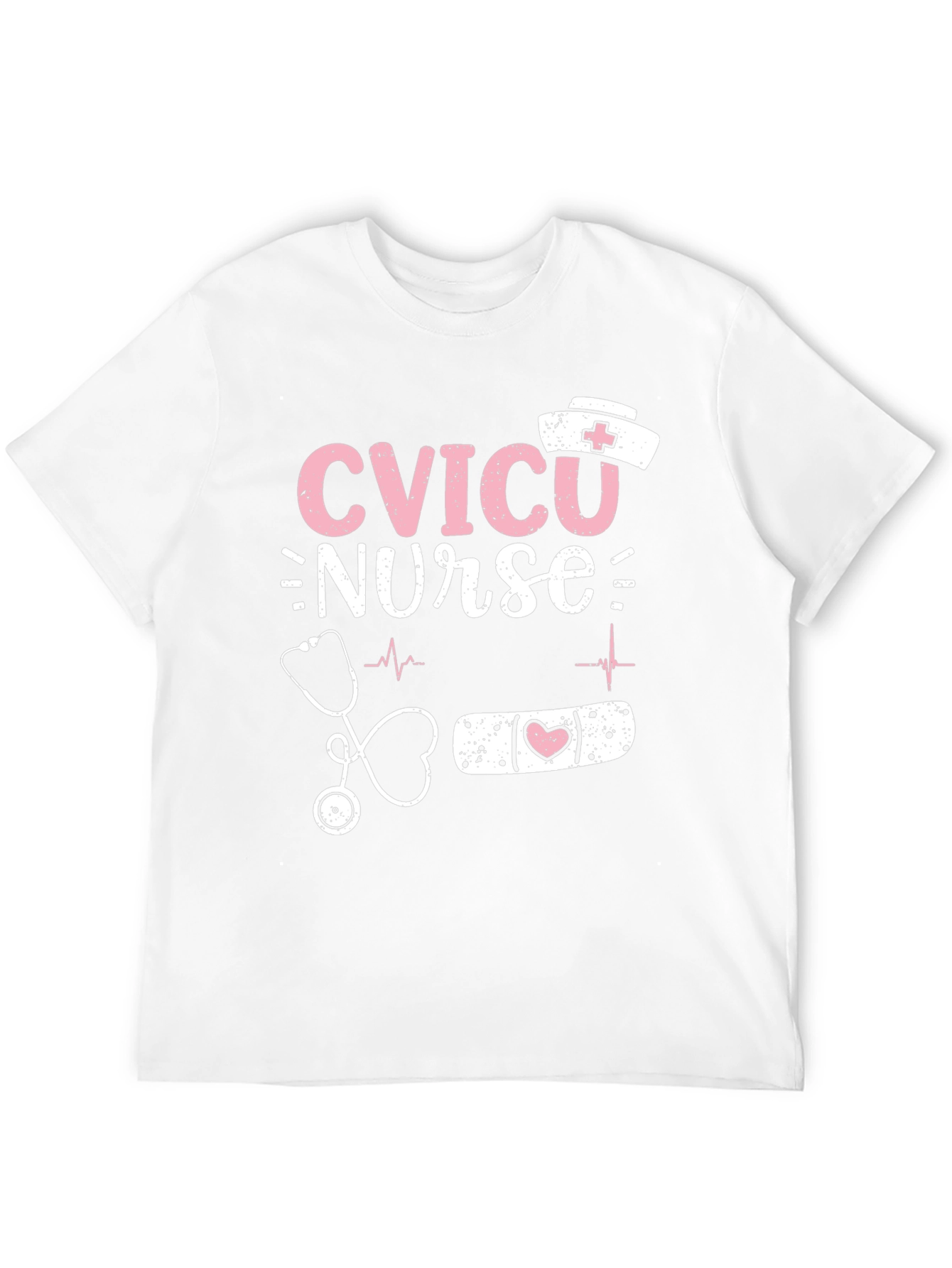 CVICU Nurse Graphic T-Shirt