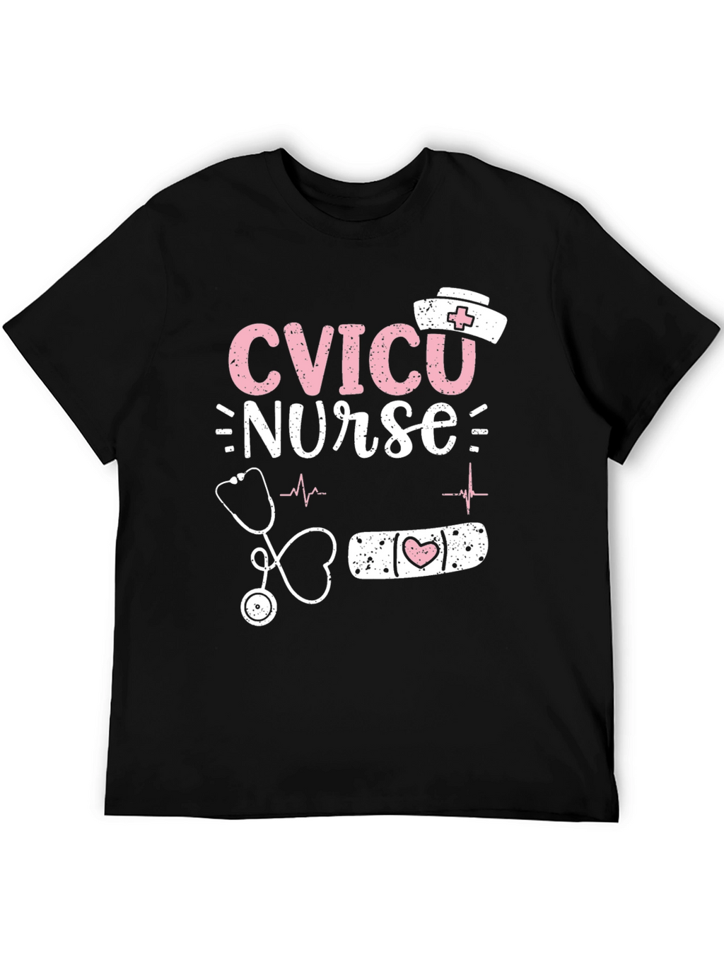 CVICU Nurse Graphic T-Shirt