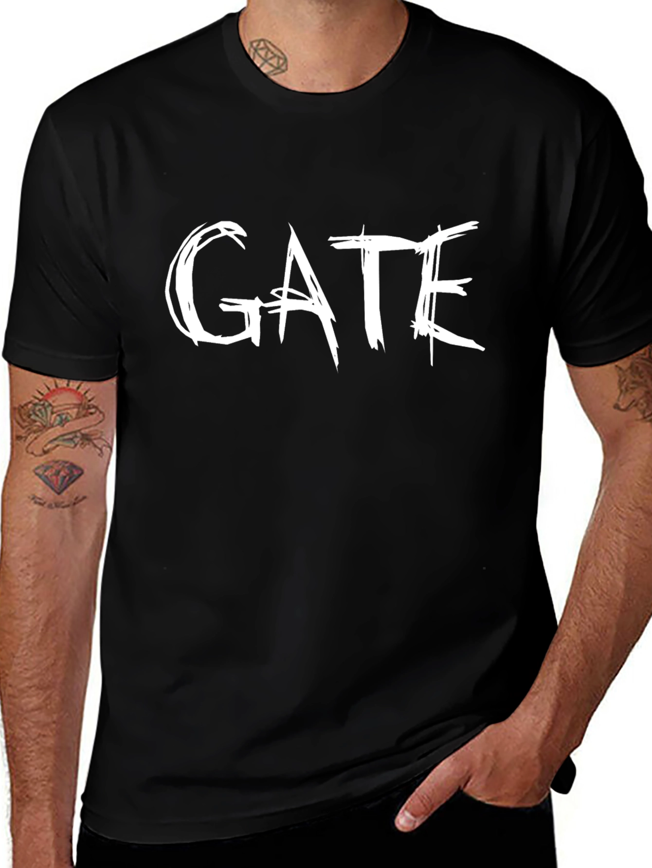 GATE Graphic Print T-Shirt