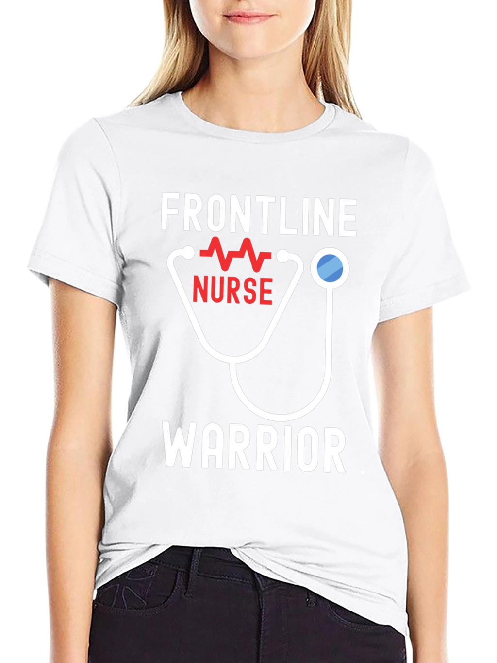 Frontline Nurse Warrior Graphic Tee