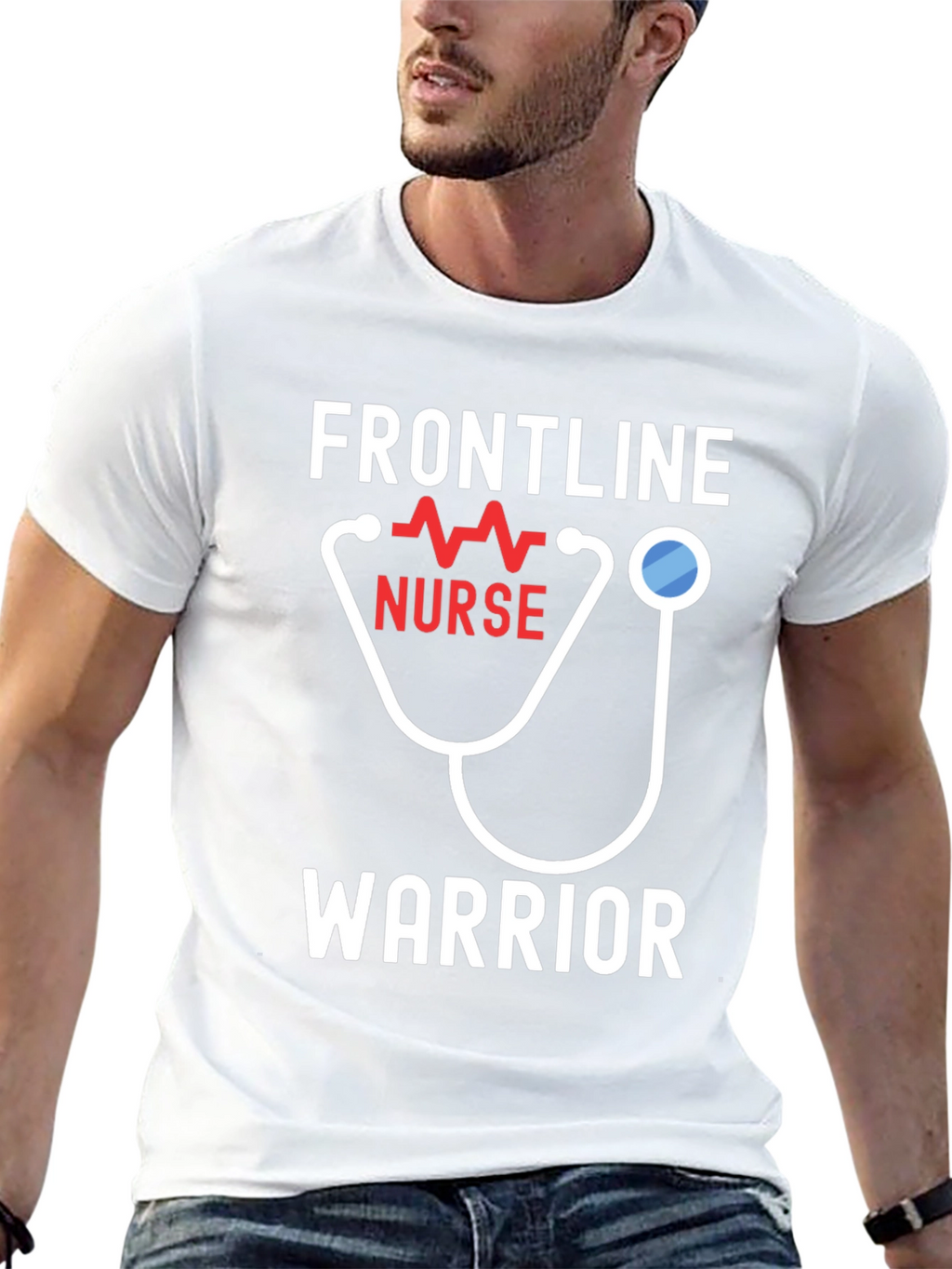 Frontline Nurse Warrior Graphic Tee