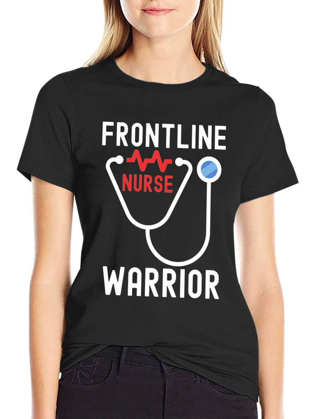 Frontline Nurse Warrior Graphic Tee