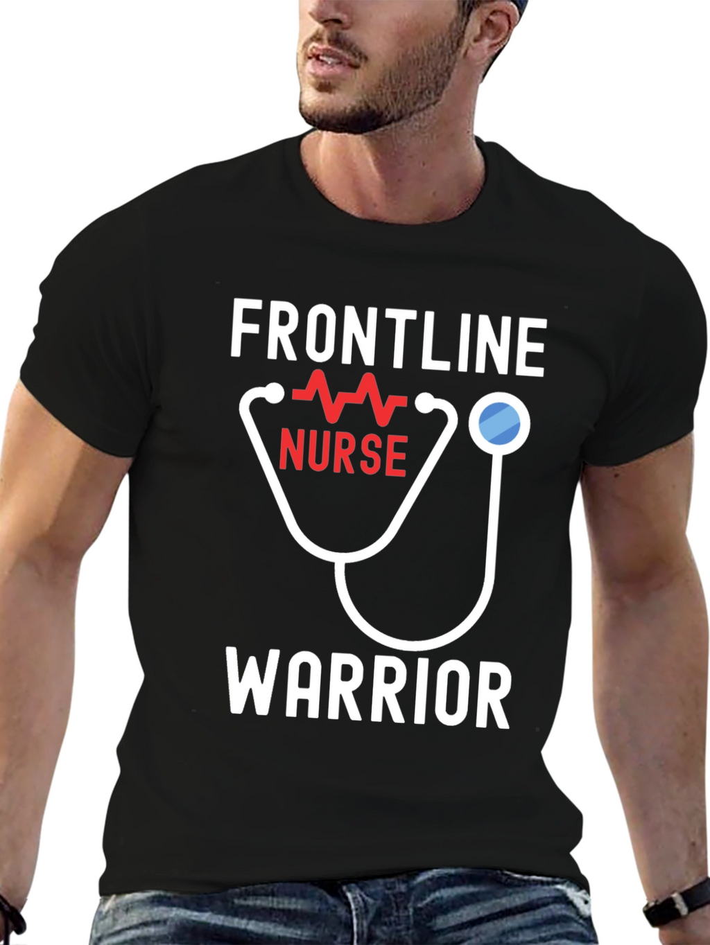 Frontline Nurse Warrior Graphic Tee