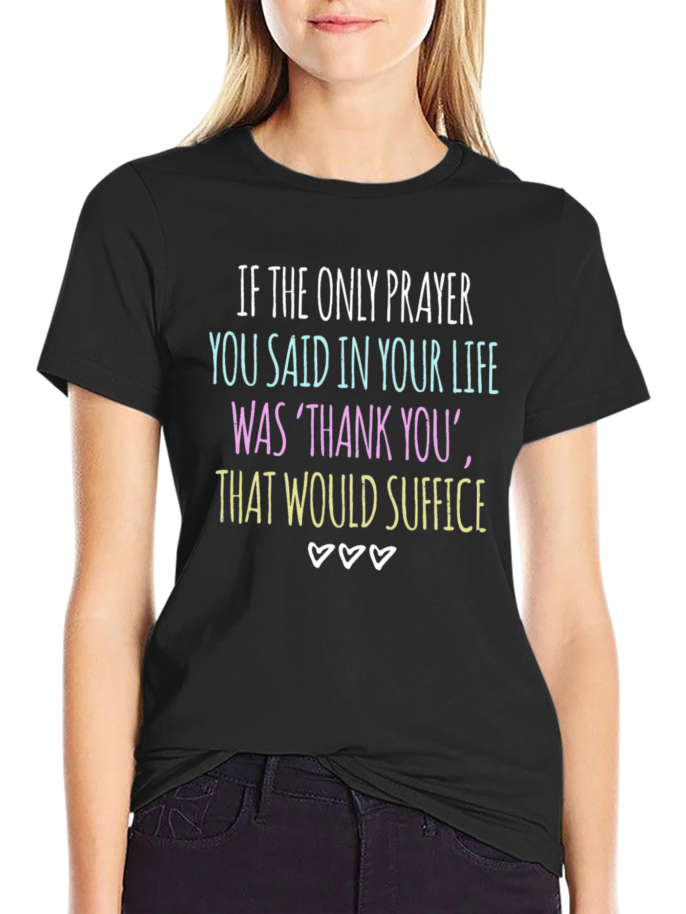 Gratitude Graphic Tee - Thank You Suffice